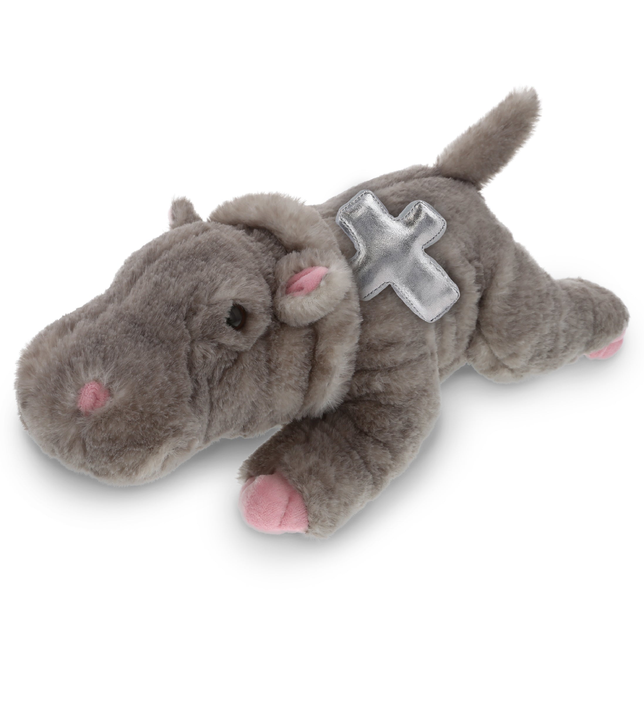 PLUSH CROSS - WILD COLLECTION PLUSH - 11" HIPPO