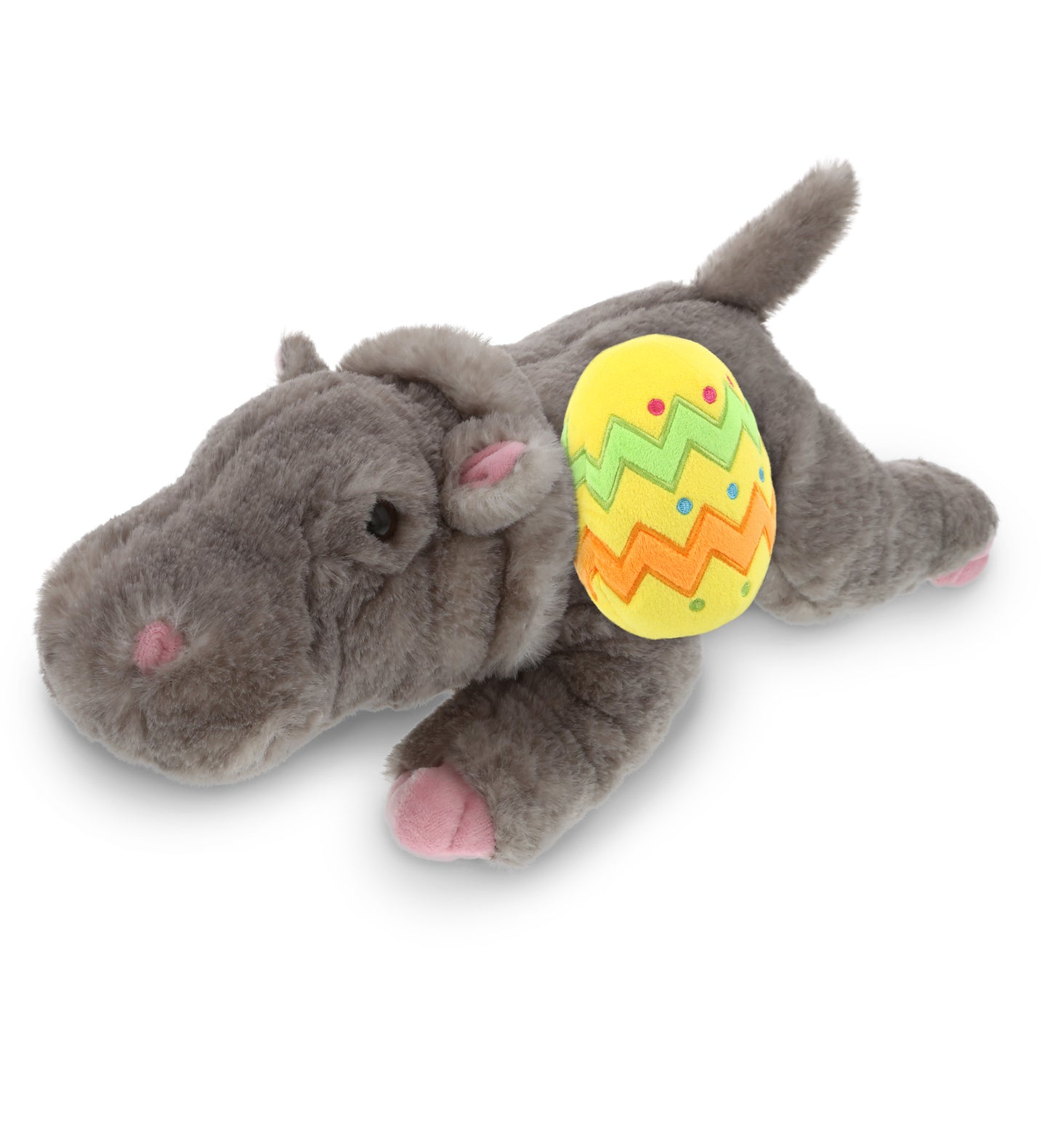 PLUSH EASTER EGG - WILD COLLECTION PLUSH - 11" HIPPO