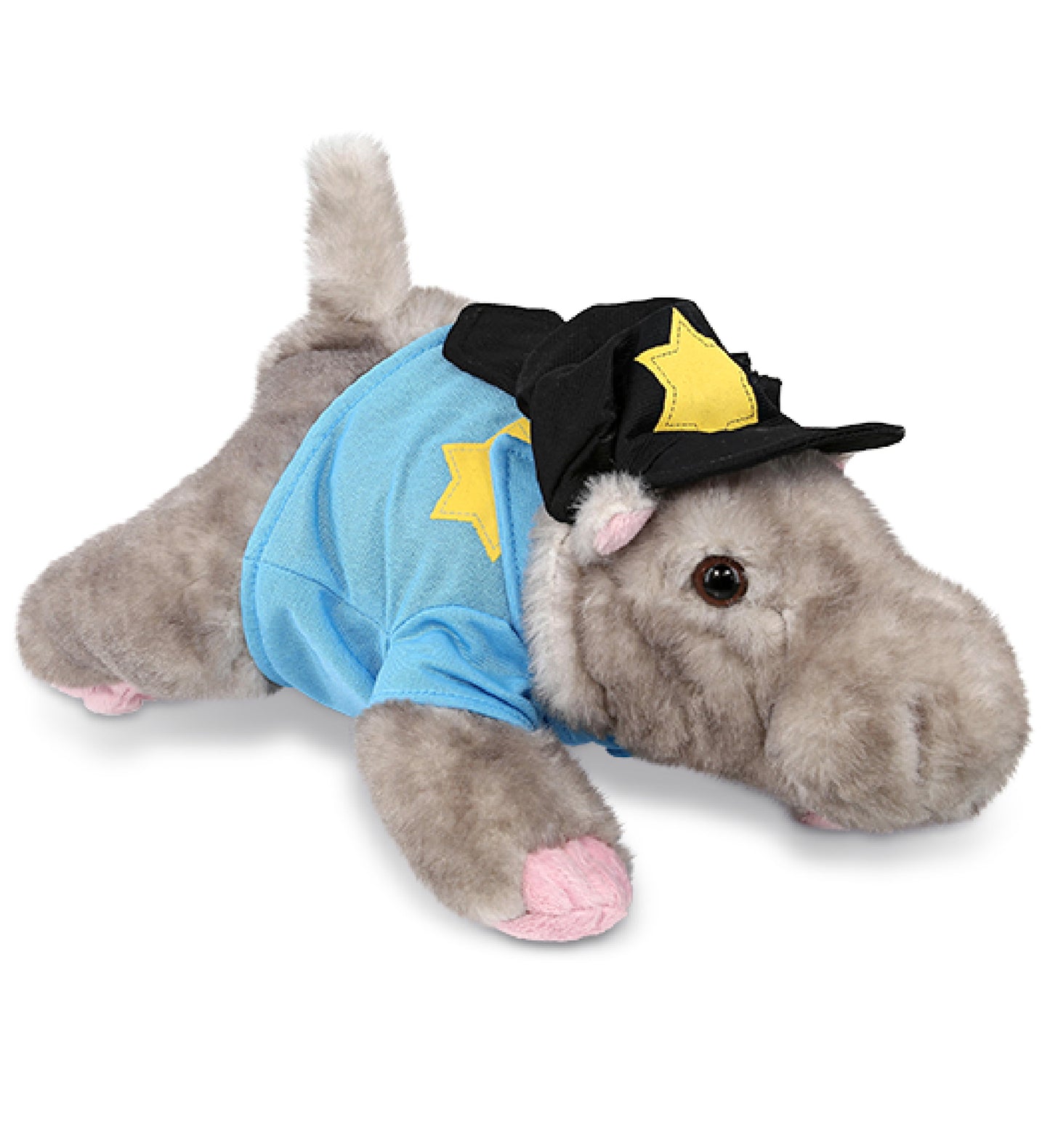 PLUSH POLICE - WILD COLLECTION PLUSH - 11" HIPPO