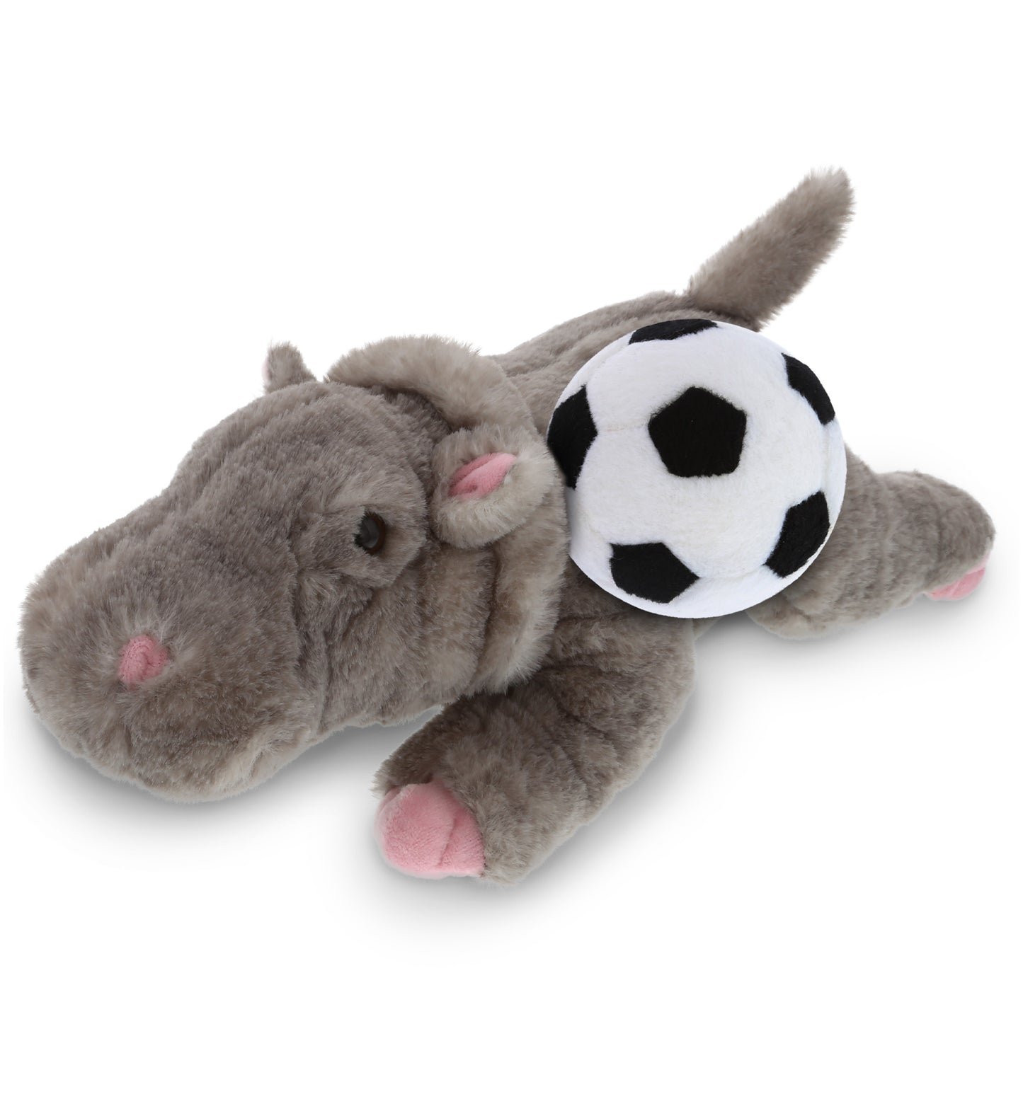PLUSH SOCCER BALL - WILD COLLECTION PLUSH - 11" HIPPO