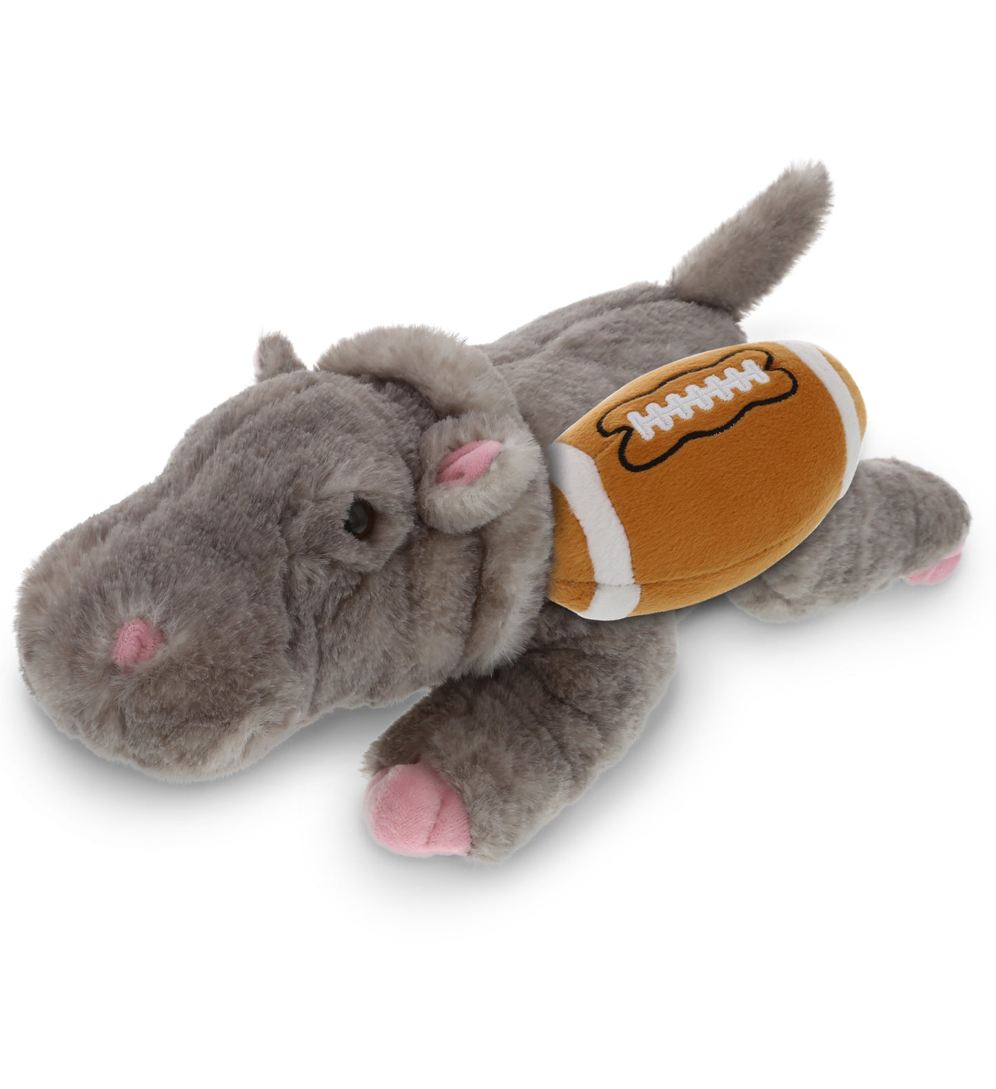 PLUSH FOOTBALL - WILD COLLECTION PLUSH - 11" HIPPO