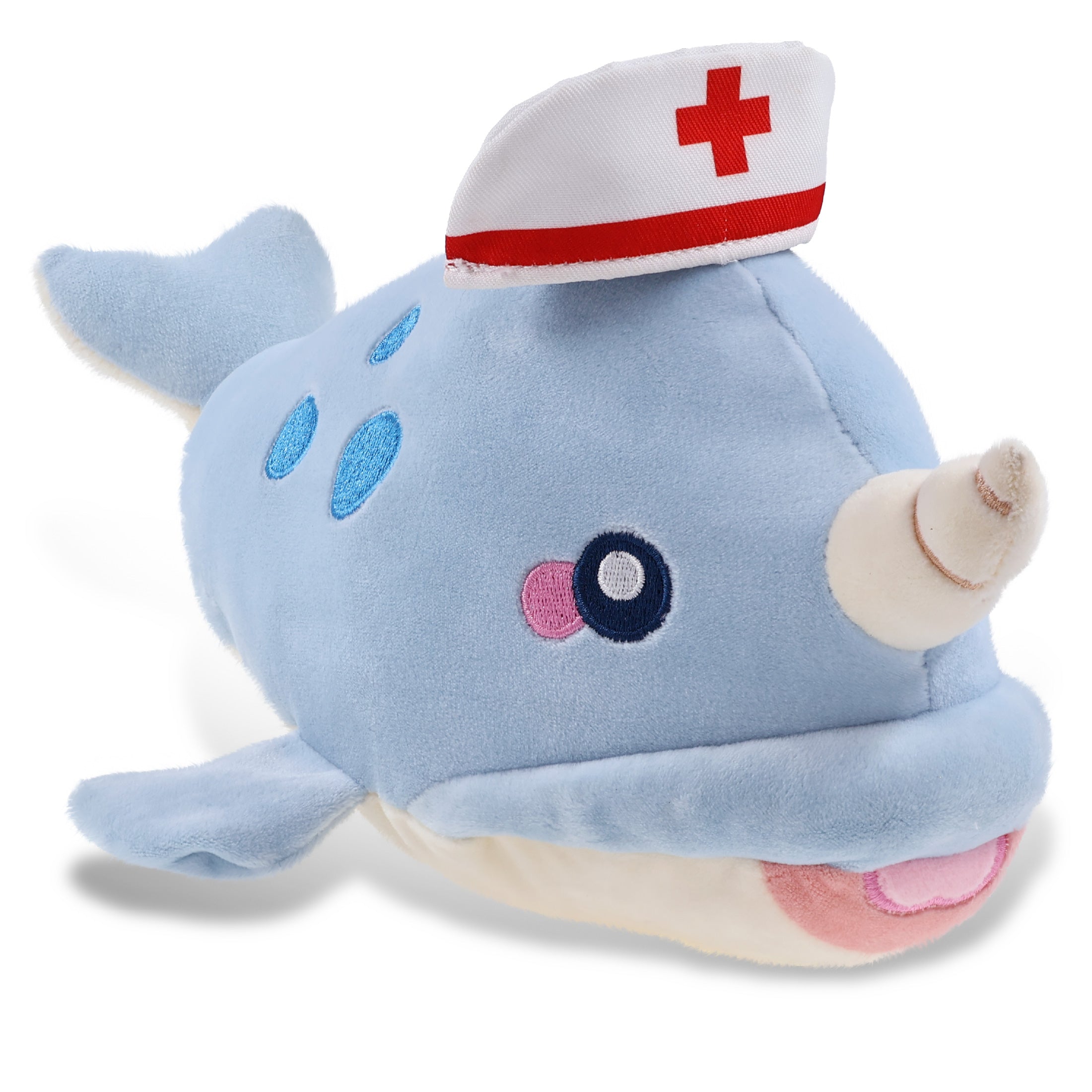 BABY SOFT PLUSH - BLUE NARWHAL NURSE