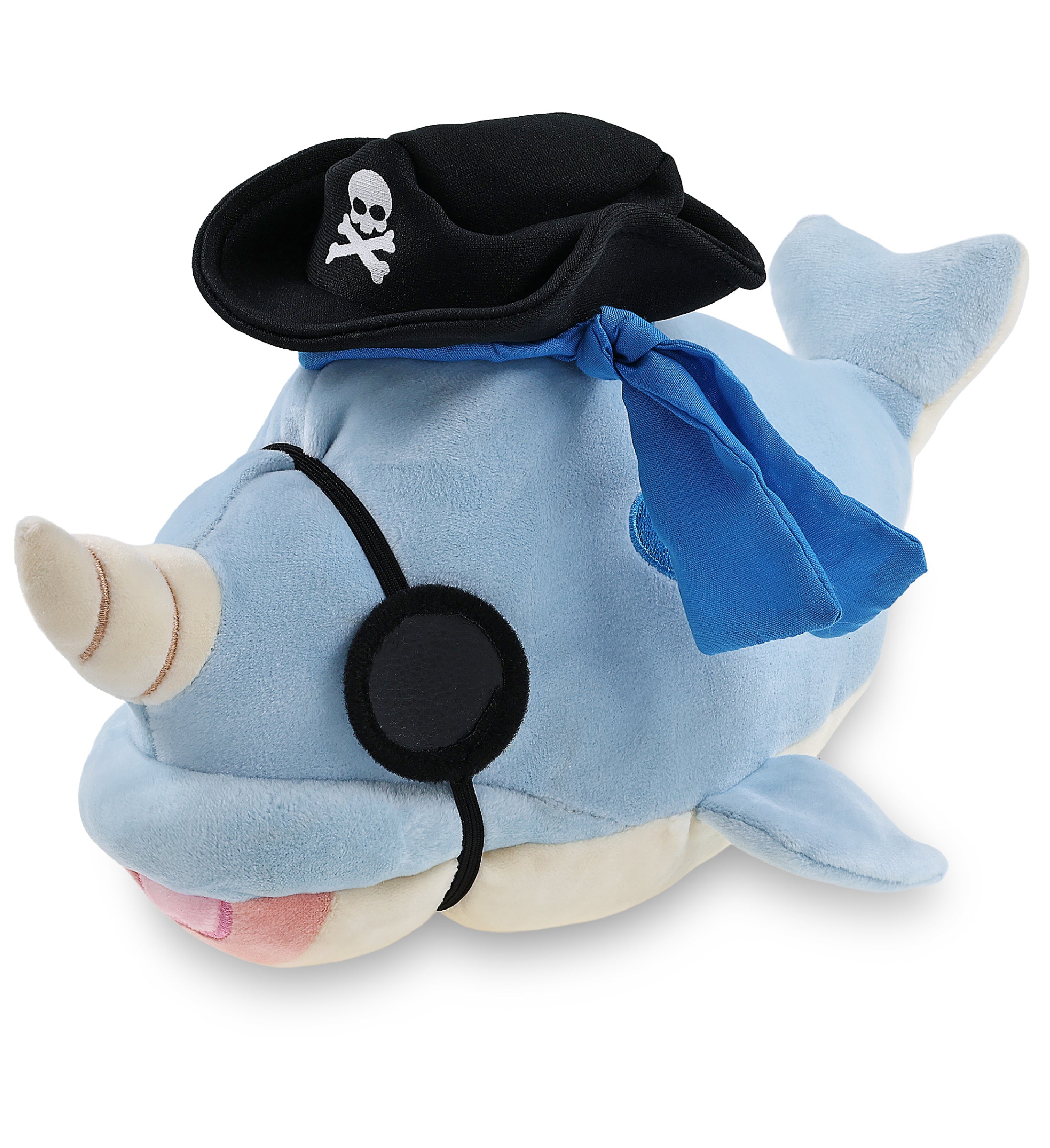 BABY SOFT PLUSH - BLUE NARWHAL PIRATE DRESS UP