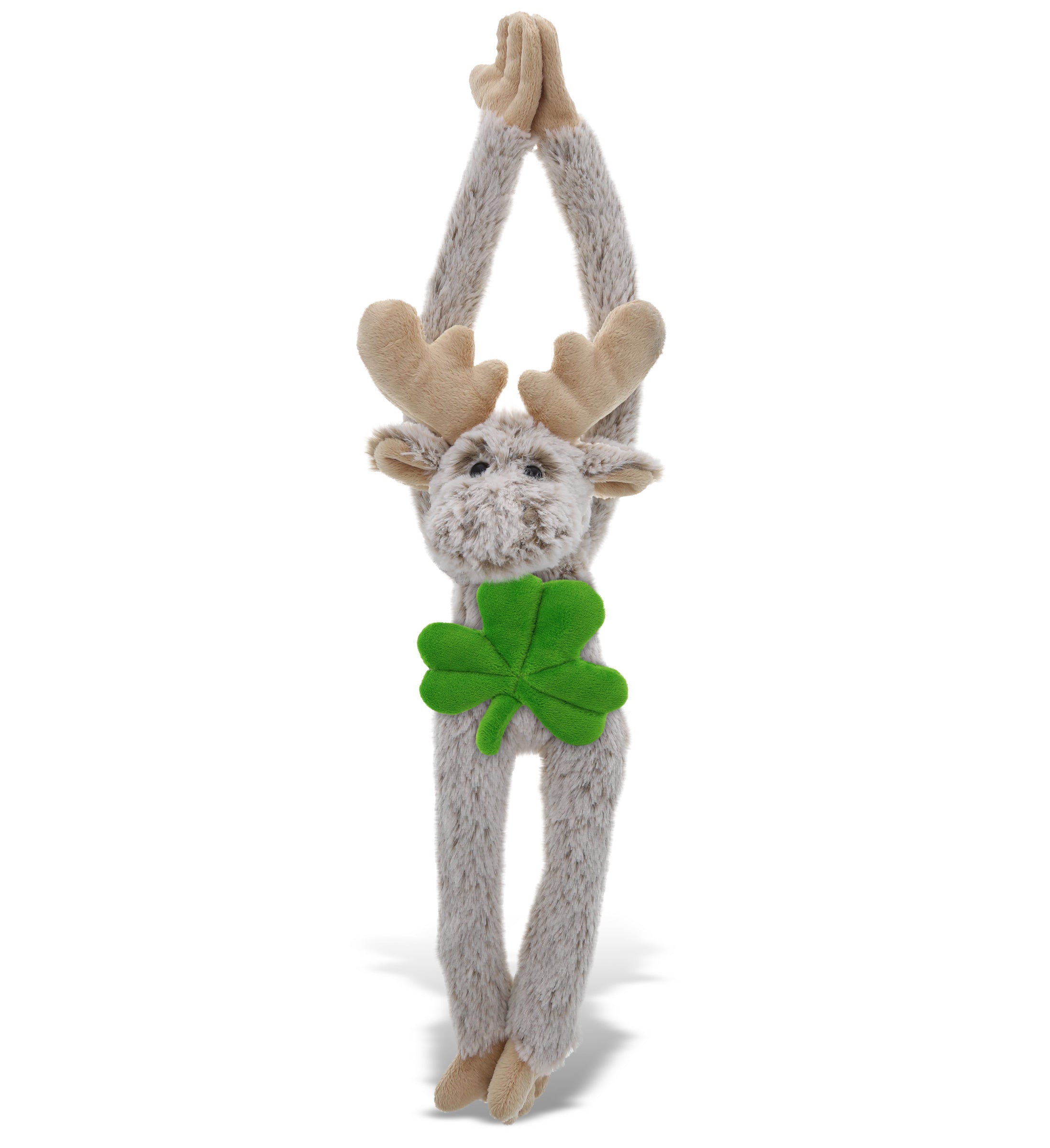 PLUSH SHAMROCK - SUPER SOFT PLUSH - LONG ARMS - MOOSE