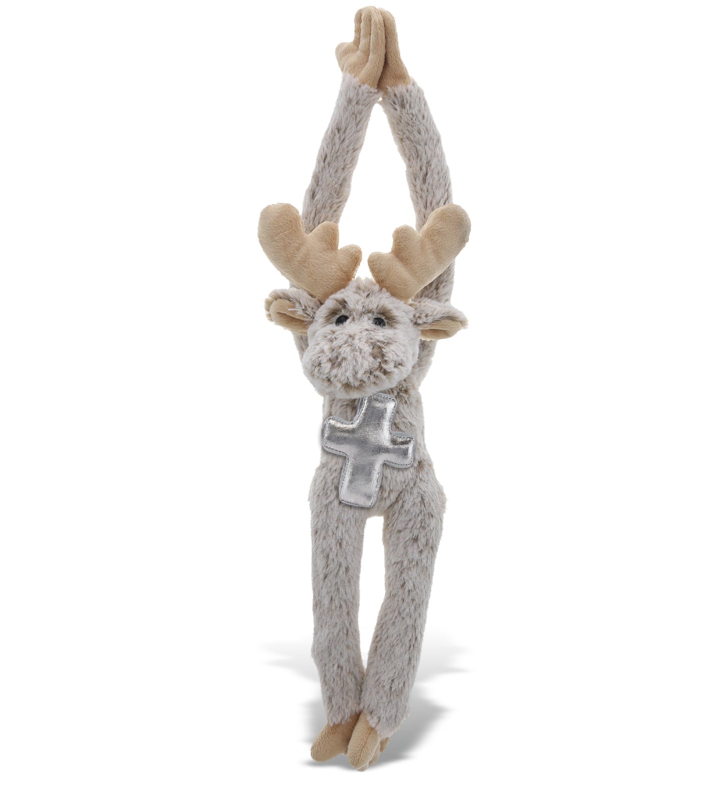 PLUSH CROSS - SUPER SOFT PLUSH - LONG ARMS - MOOSE