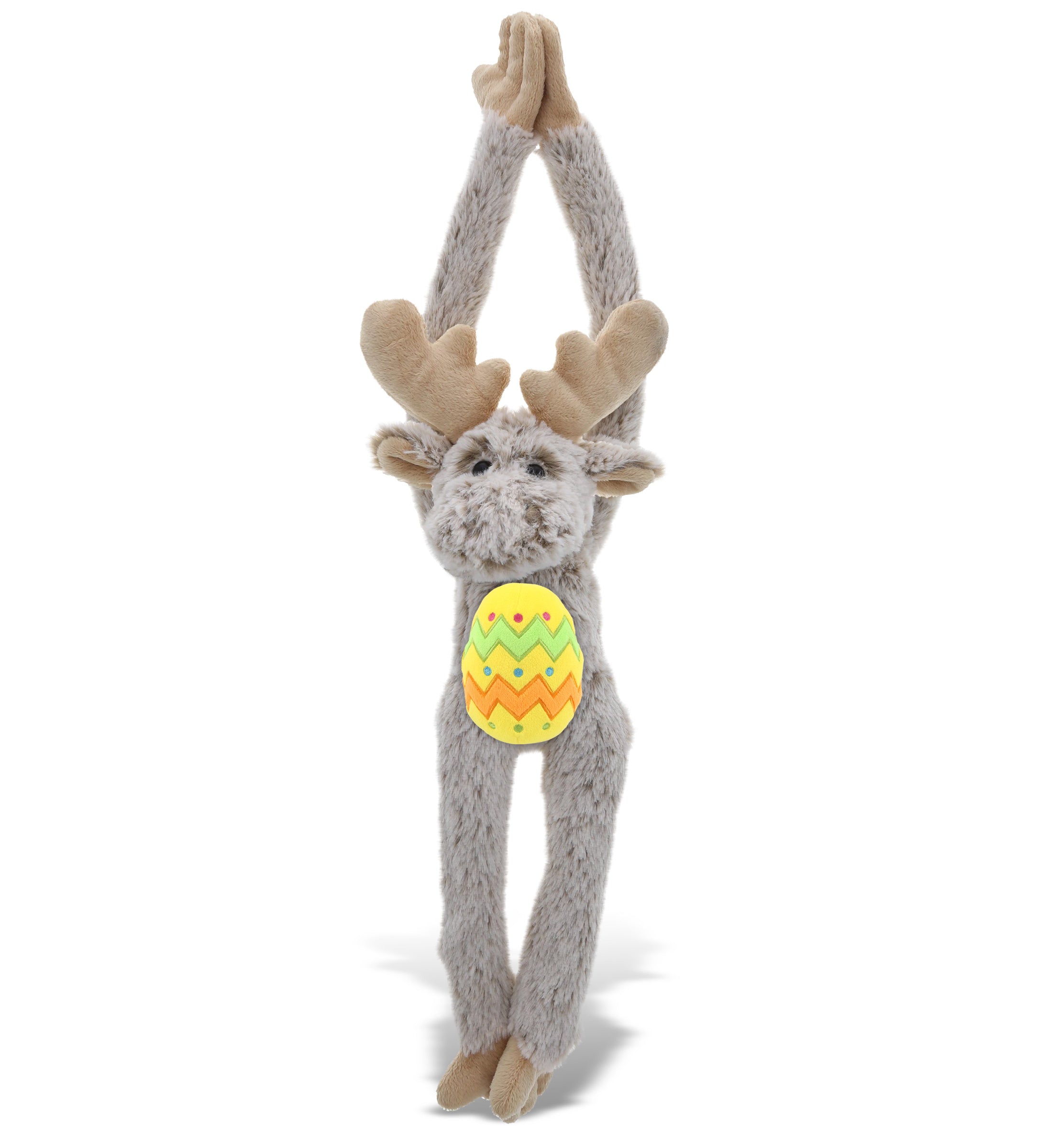 PLUSH EASTER EGG - SUPER SOFT PLUSH - LONG ARMS - MOOSE