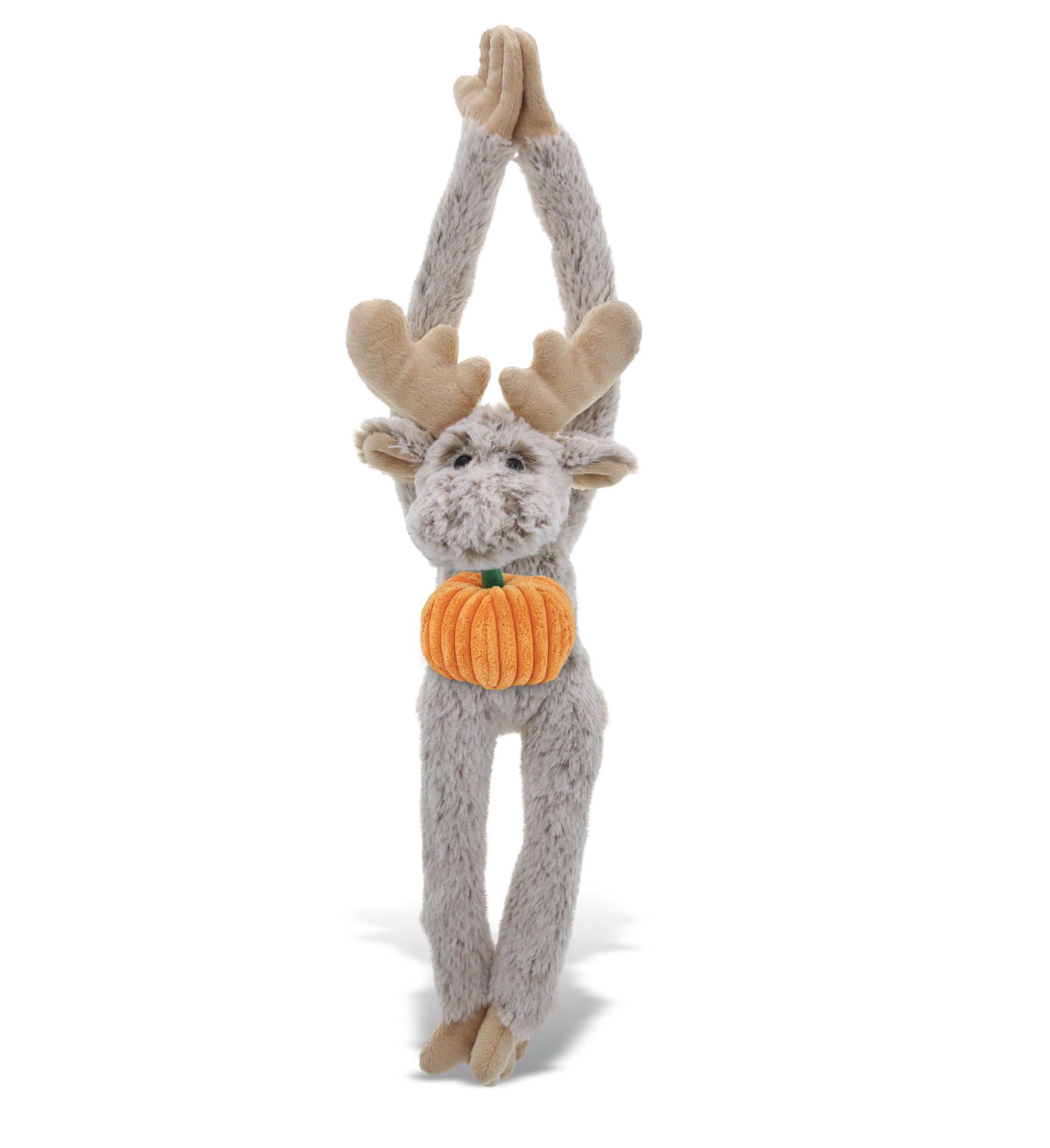 PLUSH PUMPKIN - SUPER SOFT PLUSH - LONG ARMS - MOOSE