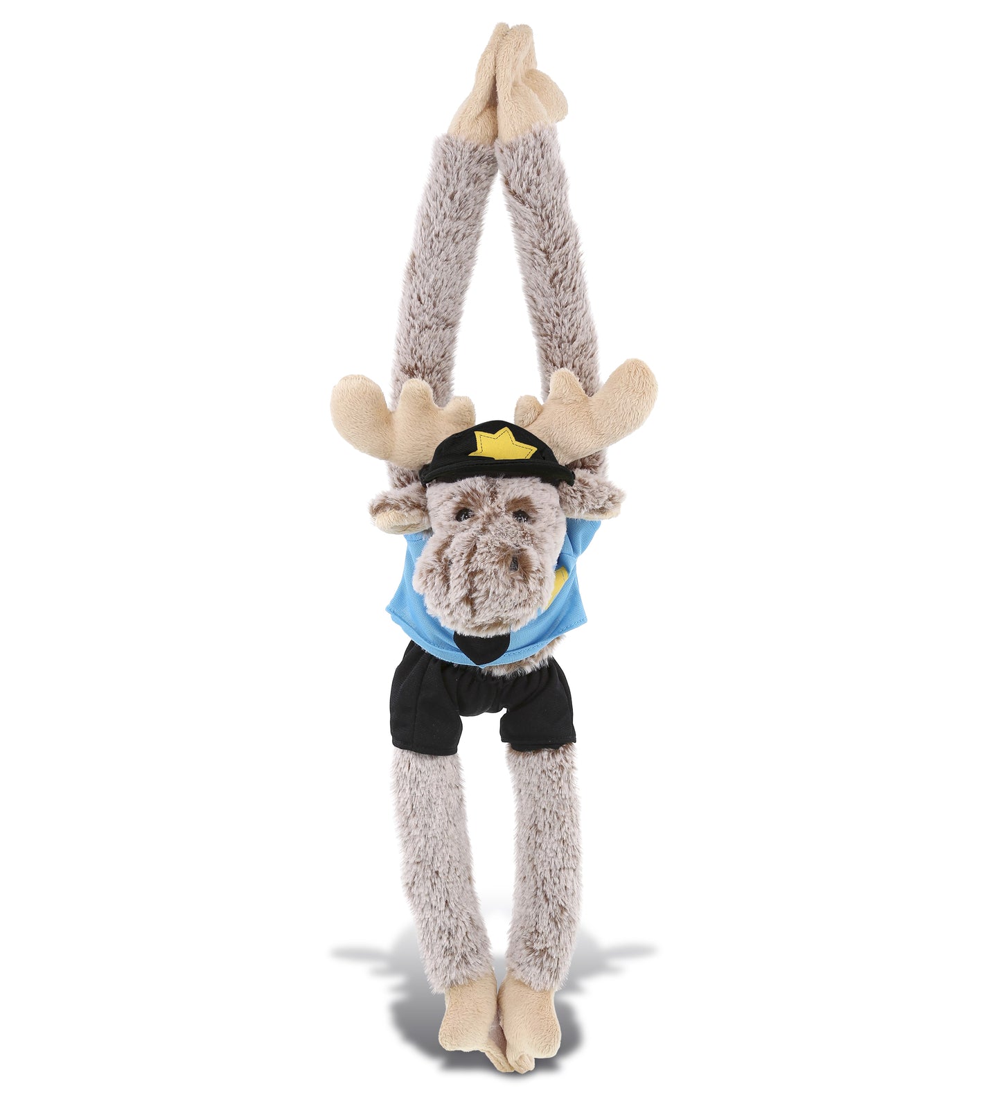 PLUSH POLICE - SUPER SOFT PLUSH - LONG ARMS - MOOSE