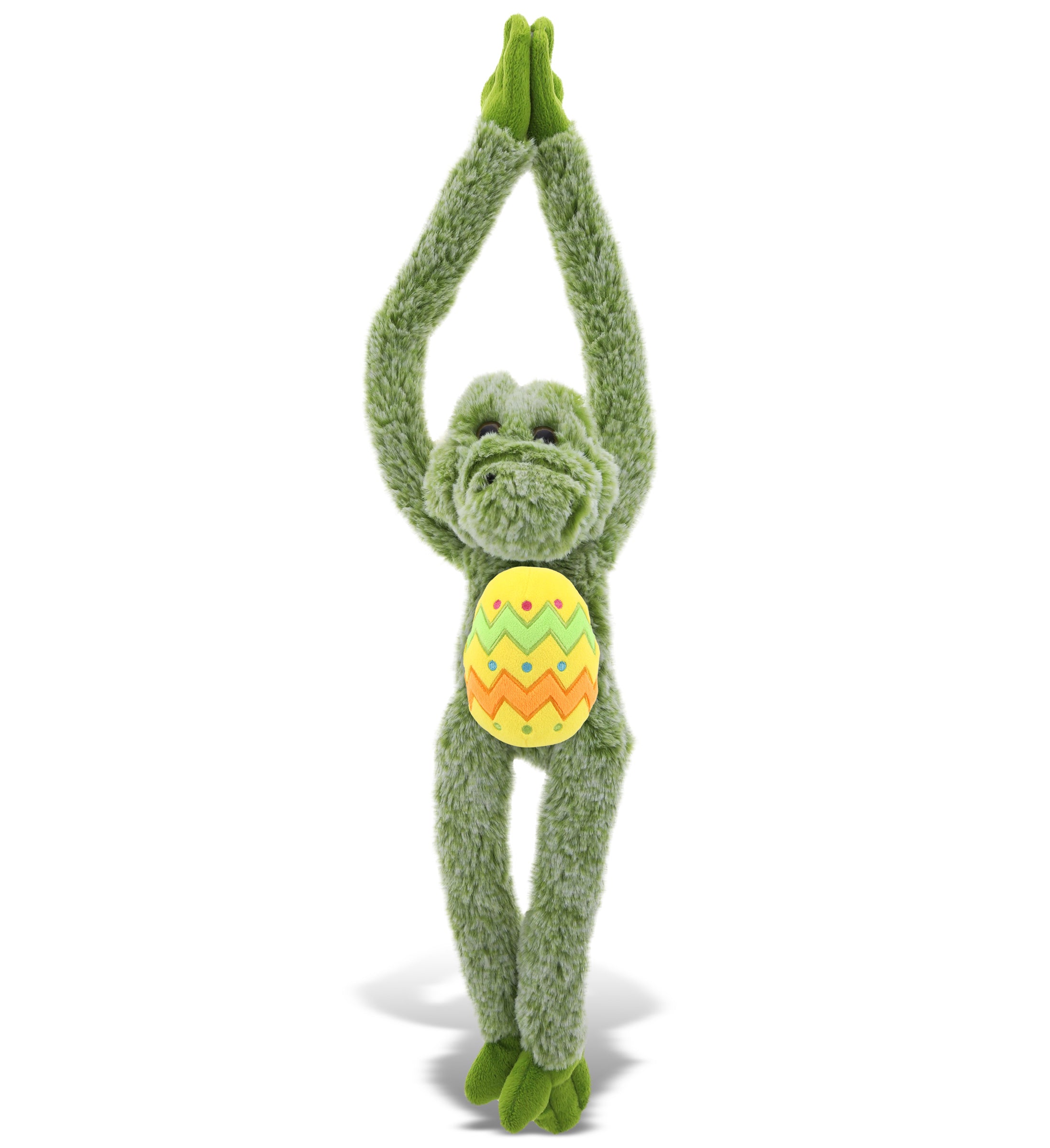 PLUSH EASTER EGG - SUPER SOFT PLUSH - LONG ARMS - ALLIGATOR