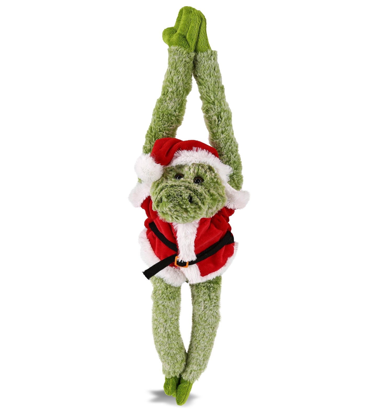 PLUSH SANTA - SUPER SOFT PLUSH - LONG ARMS - ALLIGATOR