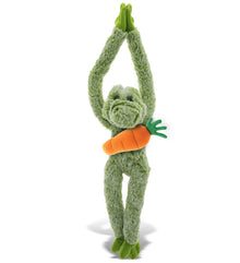 DolliBu Happy Easter Super Soft Plush Long Arms Alligator with Carrot - 15 Inch