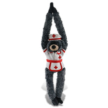 SUPER SOFT PLUSH - LONG ARMS - BLACK BEAR NURSE