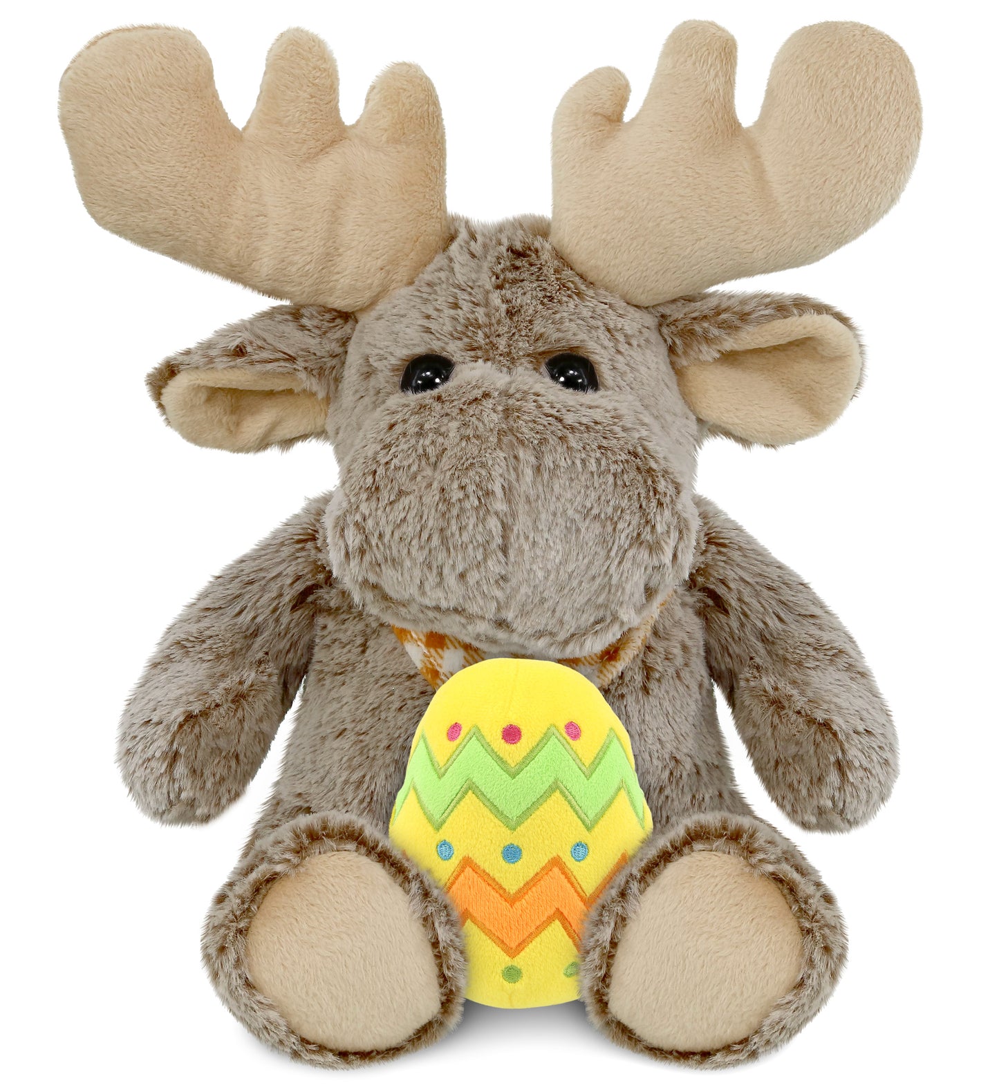 PLUSH EASTER EGG - SUPER-SOFT PLUSH - SITTING MOOSE