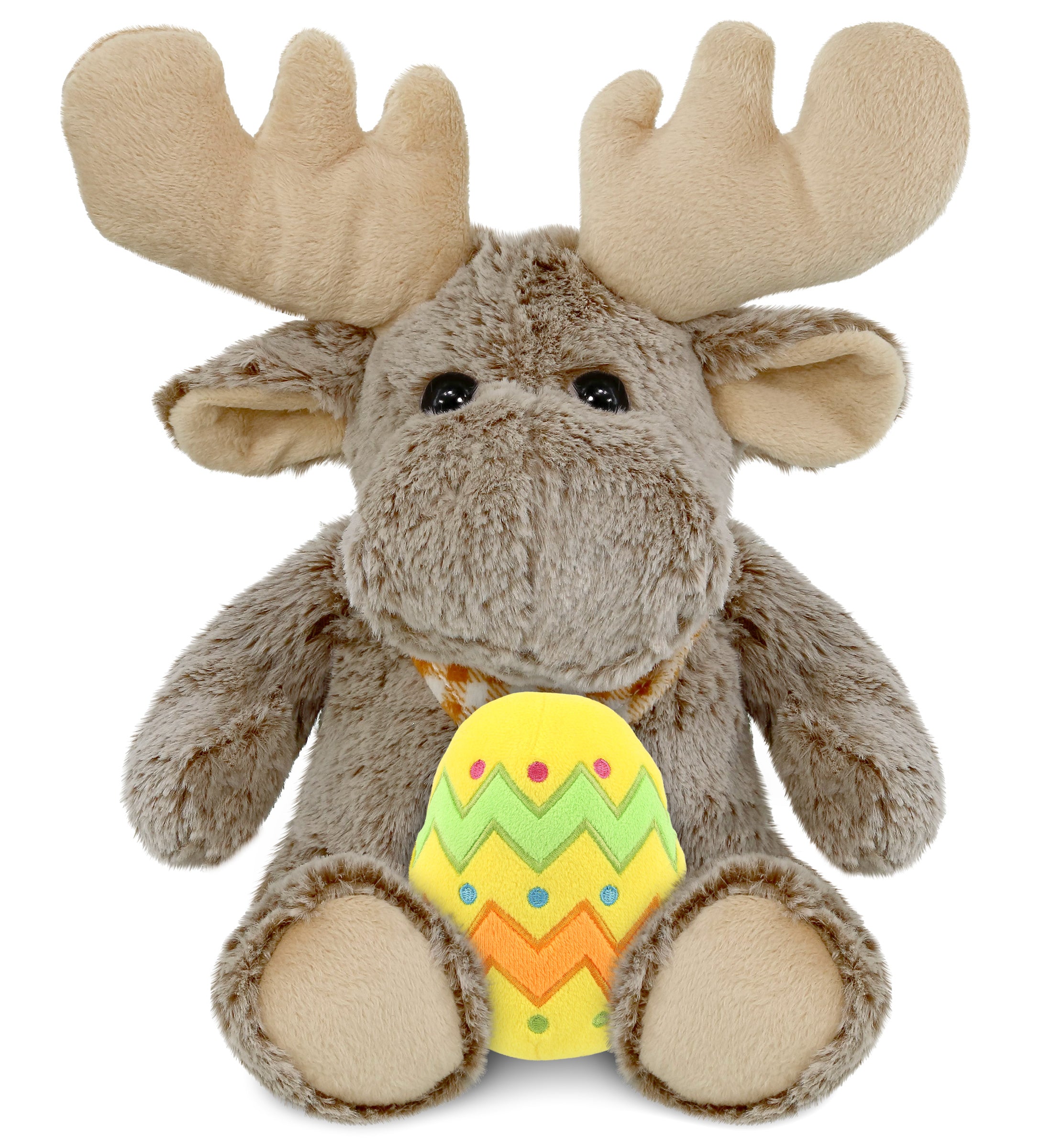 PLUSH EASTER EGG - SUPER-SOFT PLUSH - SITTING MOOSE