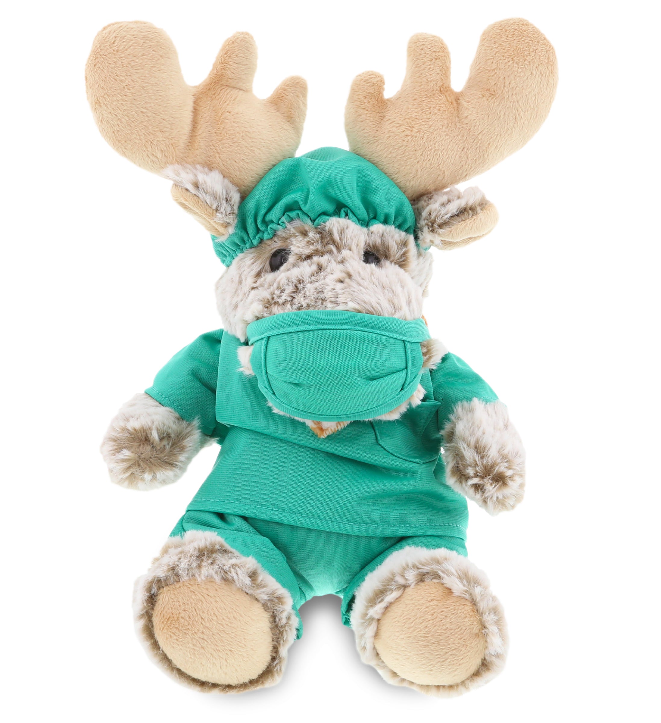 PLUSH DOCTOR - SUPER-SOFT PLUSH - SITTING MOOSE