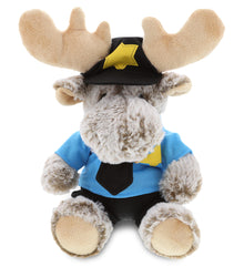 PLUSH POLICE - SUPER-SOFT PLUSH - SITTING MOOSE