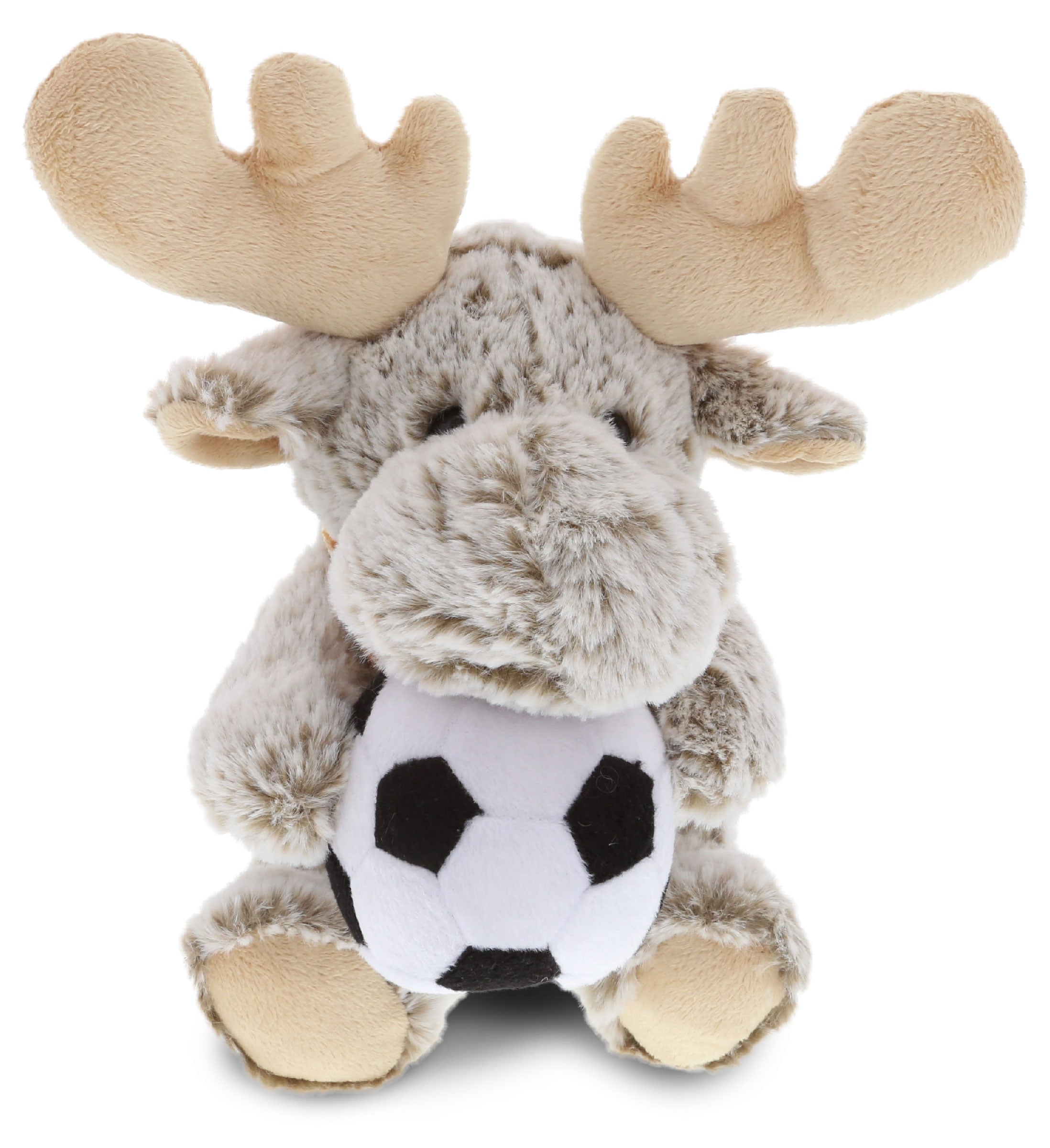 PLUSH SOCCER BALL - SUPER-SOFT PLUSH - SITTING MOOSE