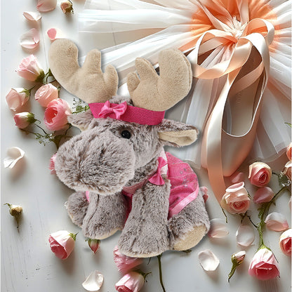 SUPER-SOFT PLUSH - FLOPPY MOOSE BALLERINA