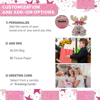 SUPER-SOFT PLUSH - FLOPPY MOOSE BALLERINA