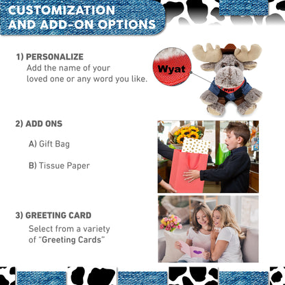 SUPER-SOFT PLUSH - FLOPPY MOOSE COWBOY DRESS UP