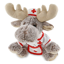 SUPER-SOFT PLUSH - FLOPPY MOOSE With NURSE Dress-Up