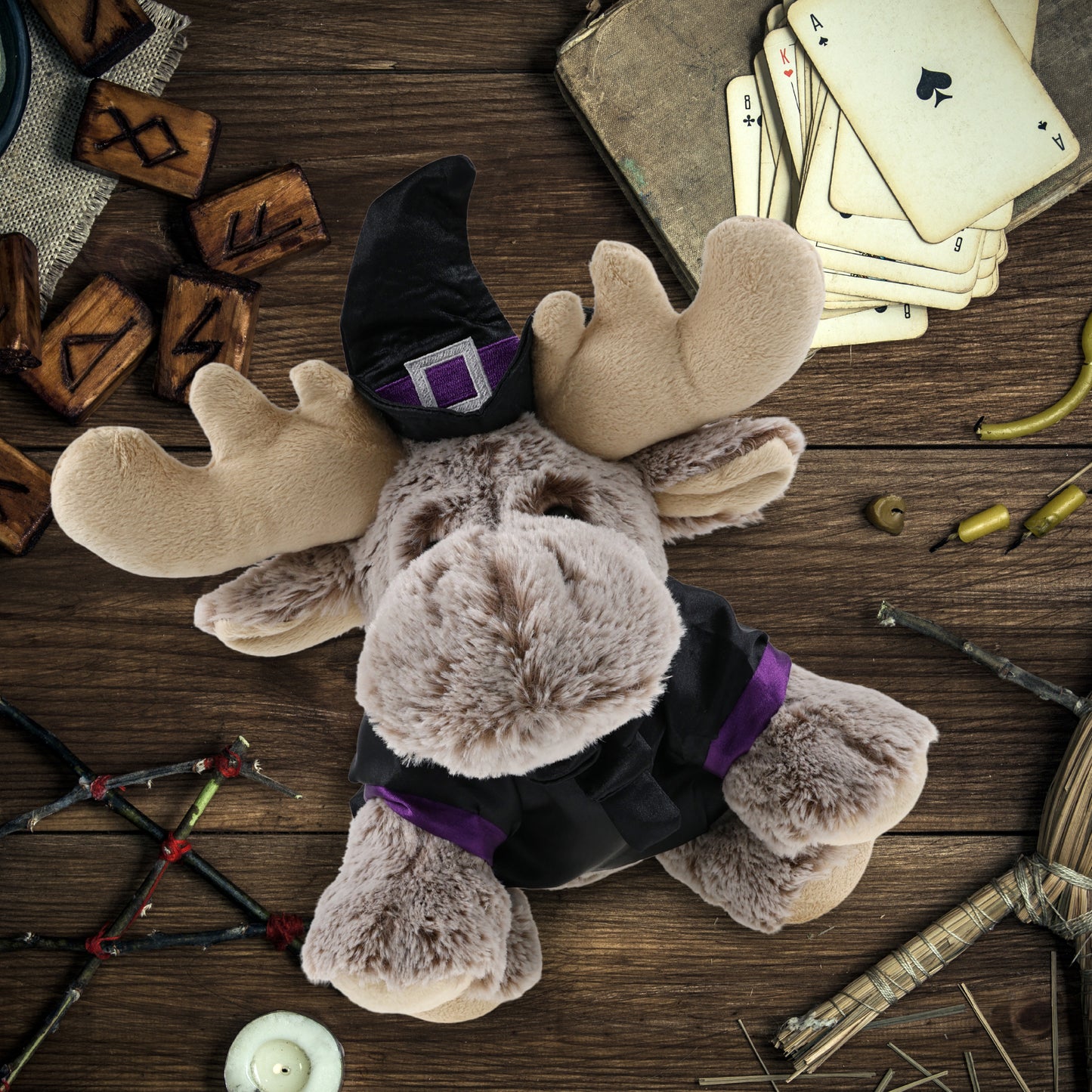 SUPER-SOFT PLUSH - FLOPPY MOOSE WITCH