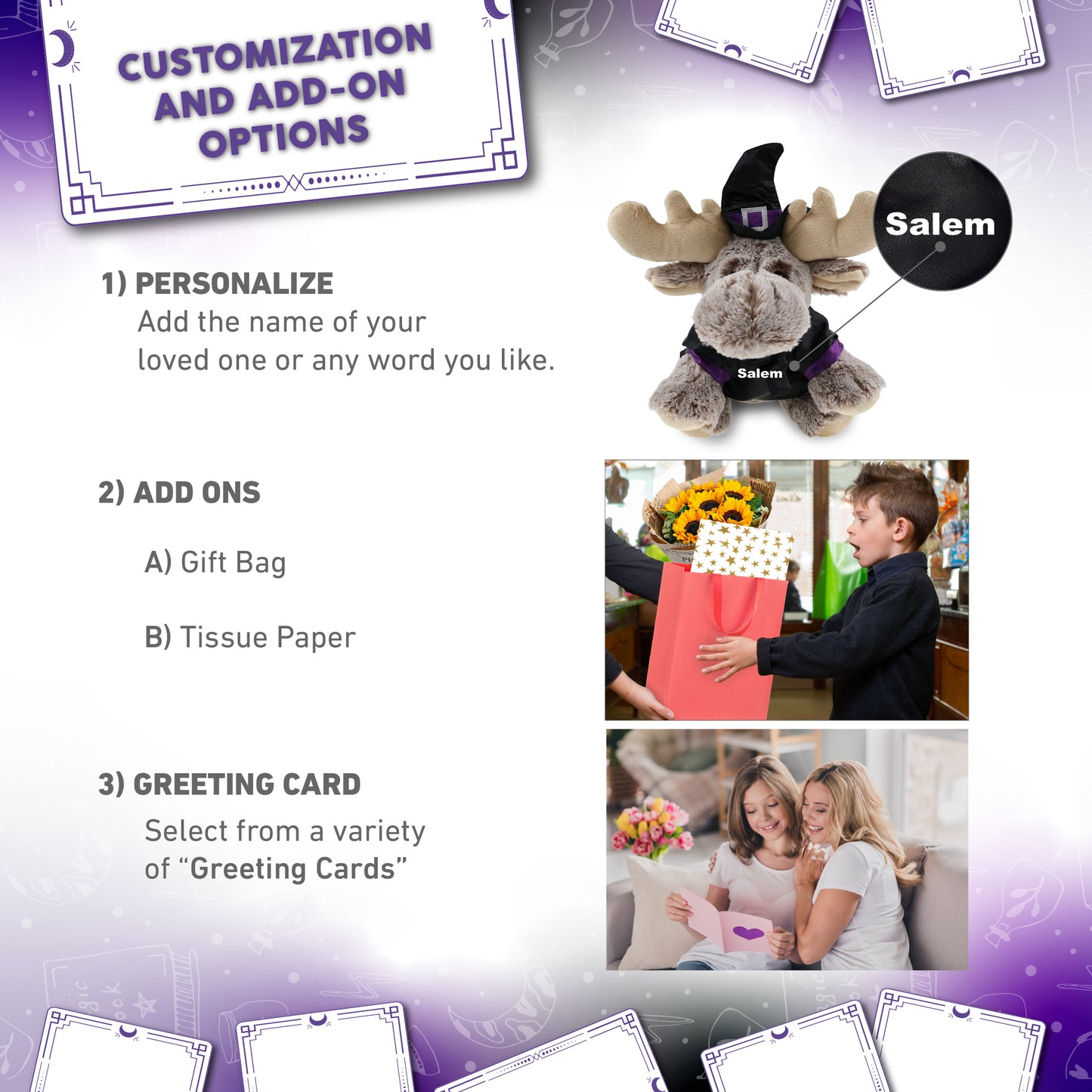 SUPER-SOFT PLUSH - FLOPPY MOOSE WITCH