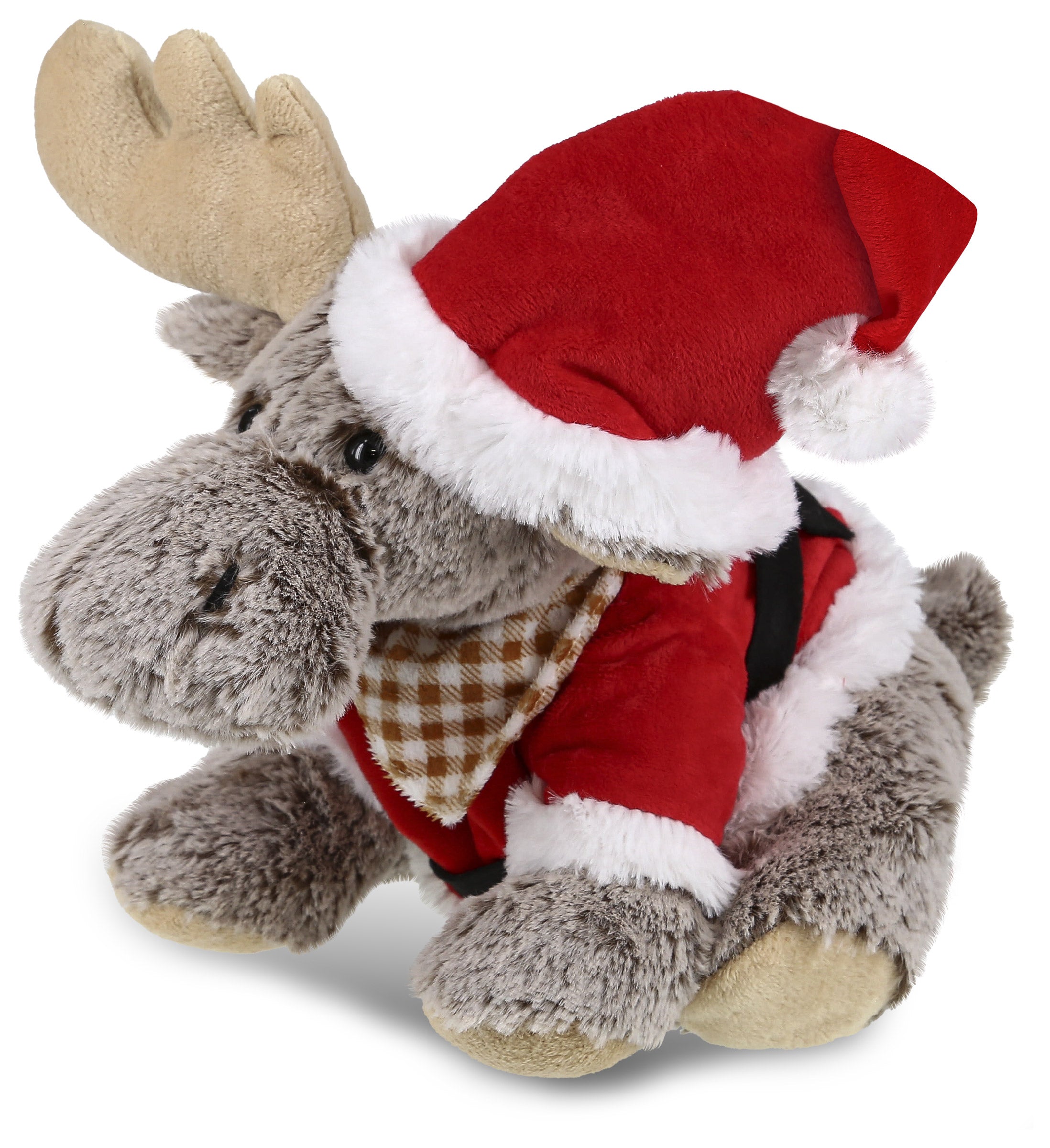 PLUSH SANTA - SUPER-SOFT PLUSH - FLOPPY MOOSE