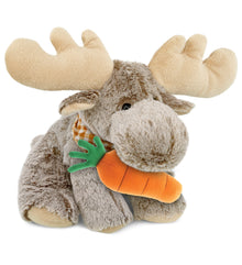 DolliBu Happy Easter Super Soft Plush Floppy Moose with Carrot - 15 Inches