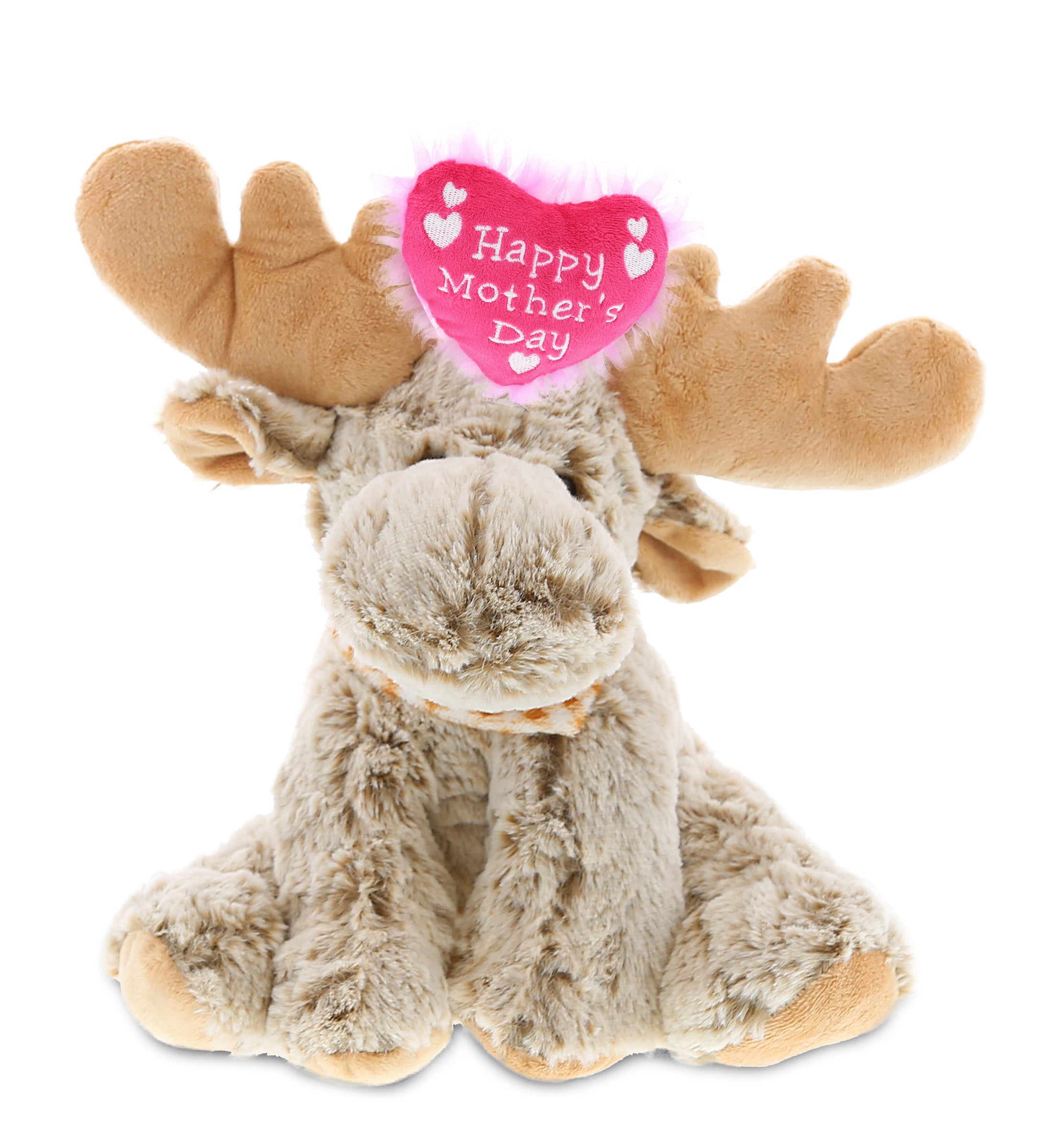 PLUSH MOTHERS DAY HEART - SUPER-SOFT PLUSH - FLOPPY MOOSE