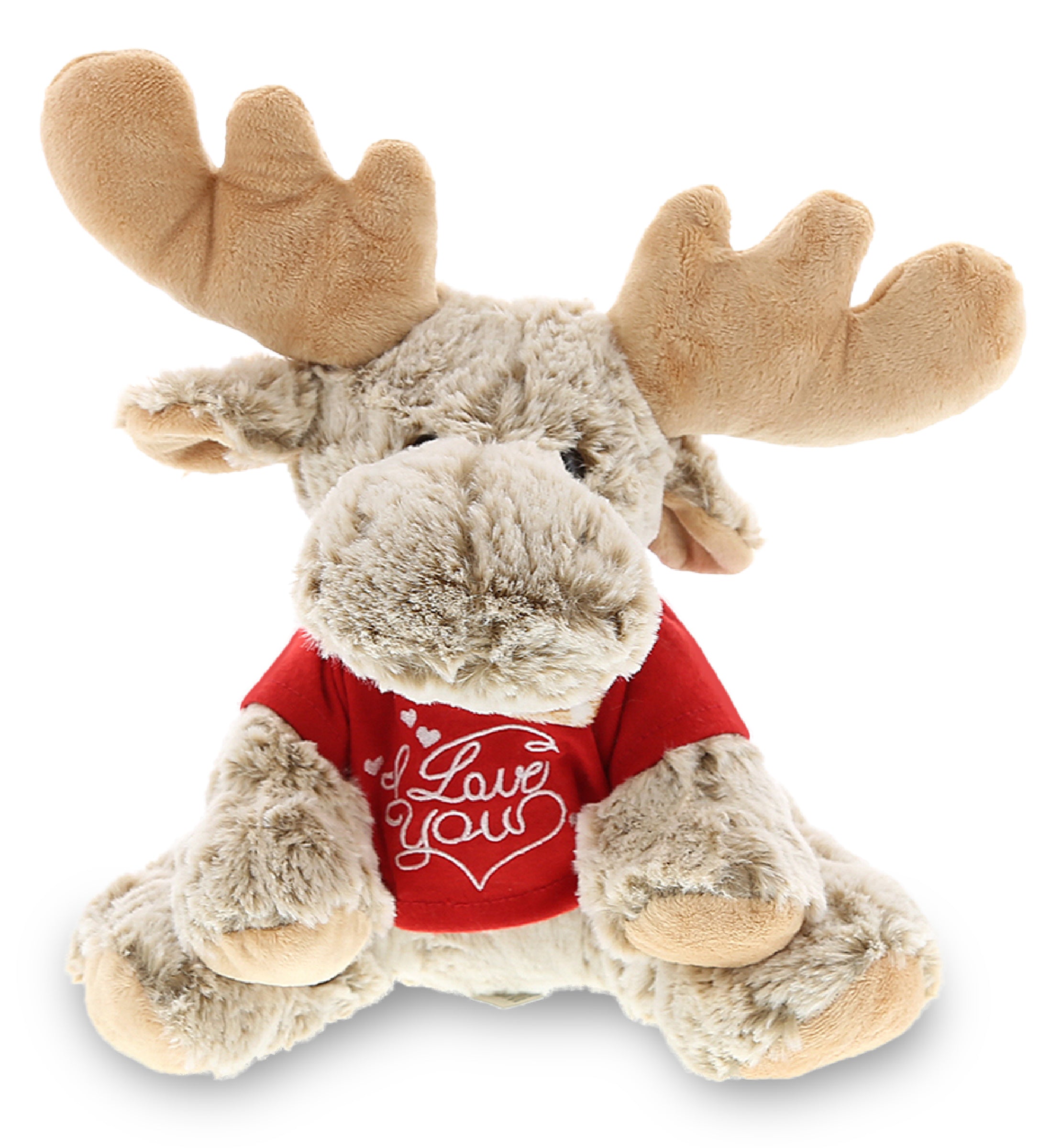 PLUSH I LOVE YOU RED SHIRT- SUPER-SOFT PLUSH - FLOPPY MOOSE
