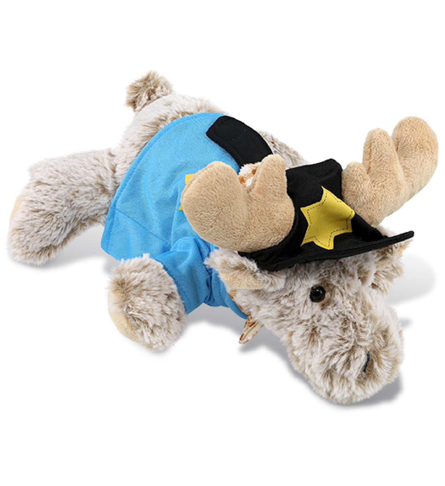 PLUSH POLICE - SUPER-SOFT PLUSH - LYING MOOSE