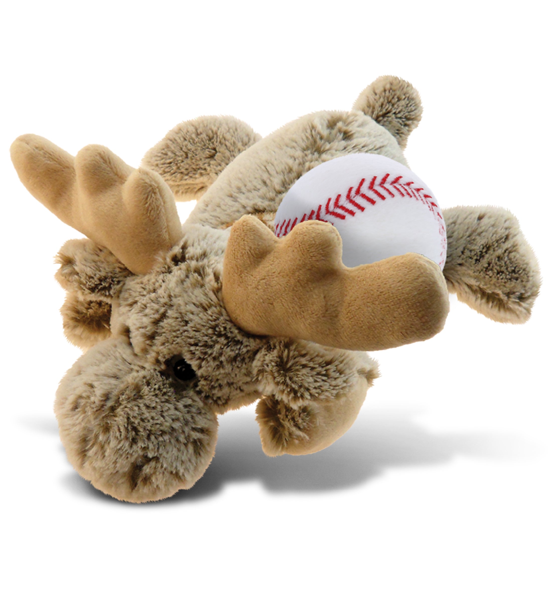 PLUSH BASEBALL - SUPER-SOFT PLUSH - LYING MOOSE