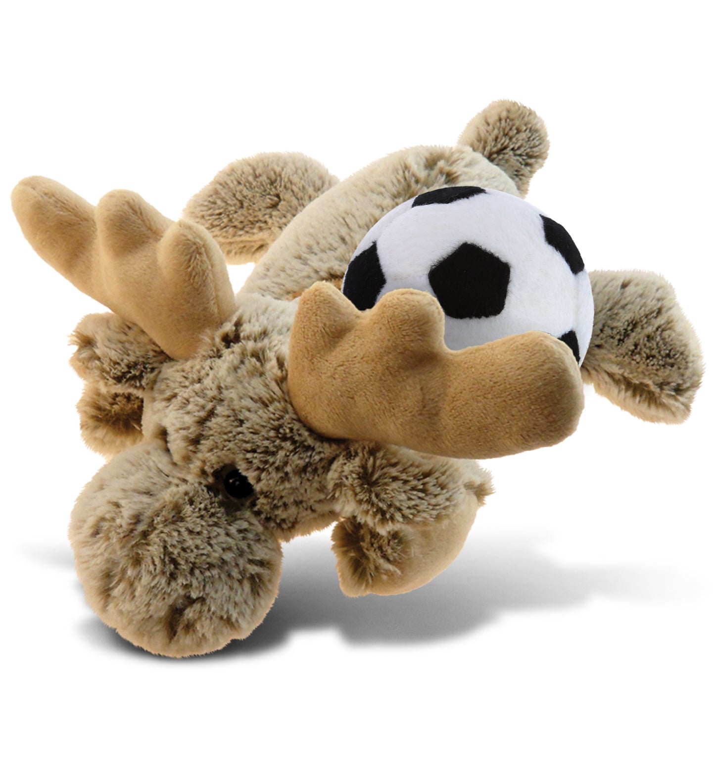 PLUSH SOCCER BALL - SUPER-SOFT PLUSH - LYING MOOSE