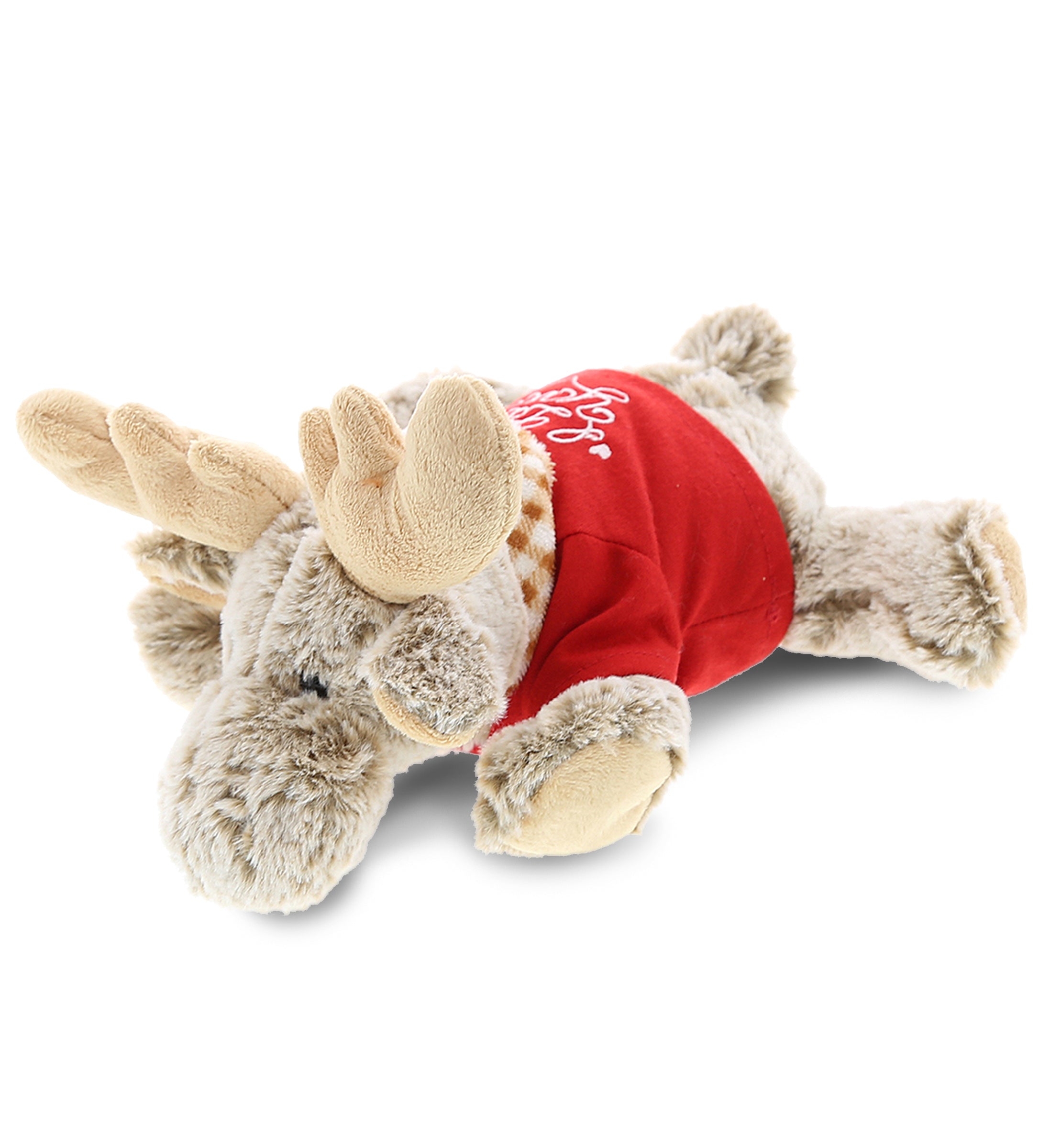 PLUSH I LOVE YOU RED SHIRT- SUPER-SOFT PLUSH - LYING MOOSE