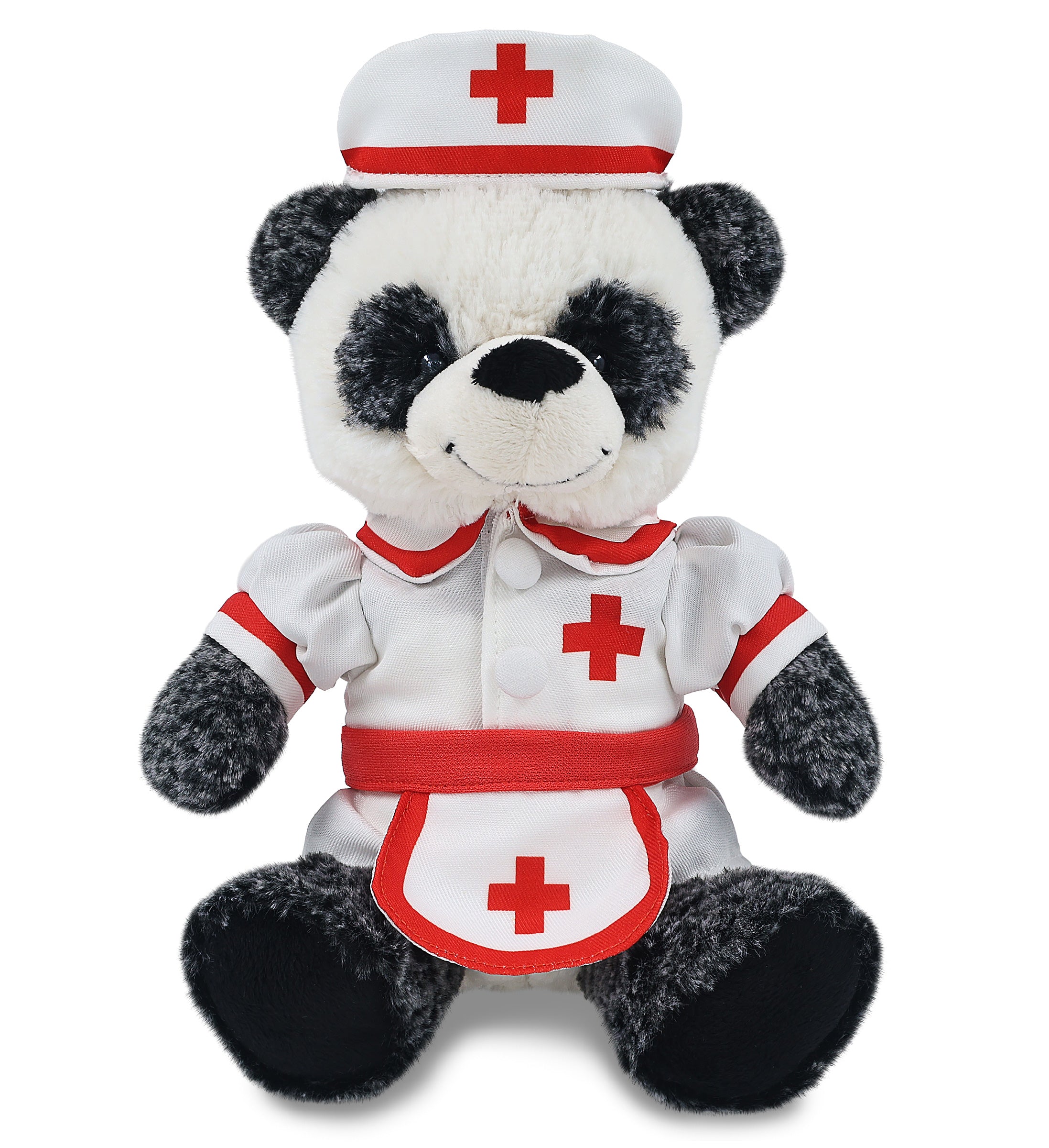 SUPER-SOFT PLUSH - SITTING PANDA NURSE DRESS UP