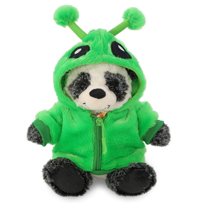 SUPER-SOFT PLUSH - SITTING PANDA WITH ALIEN SWEATER