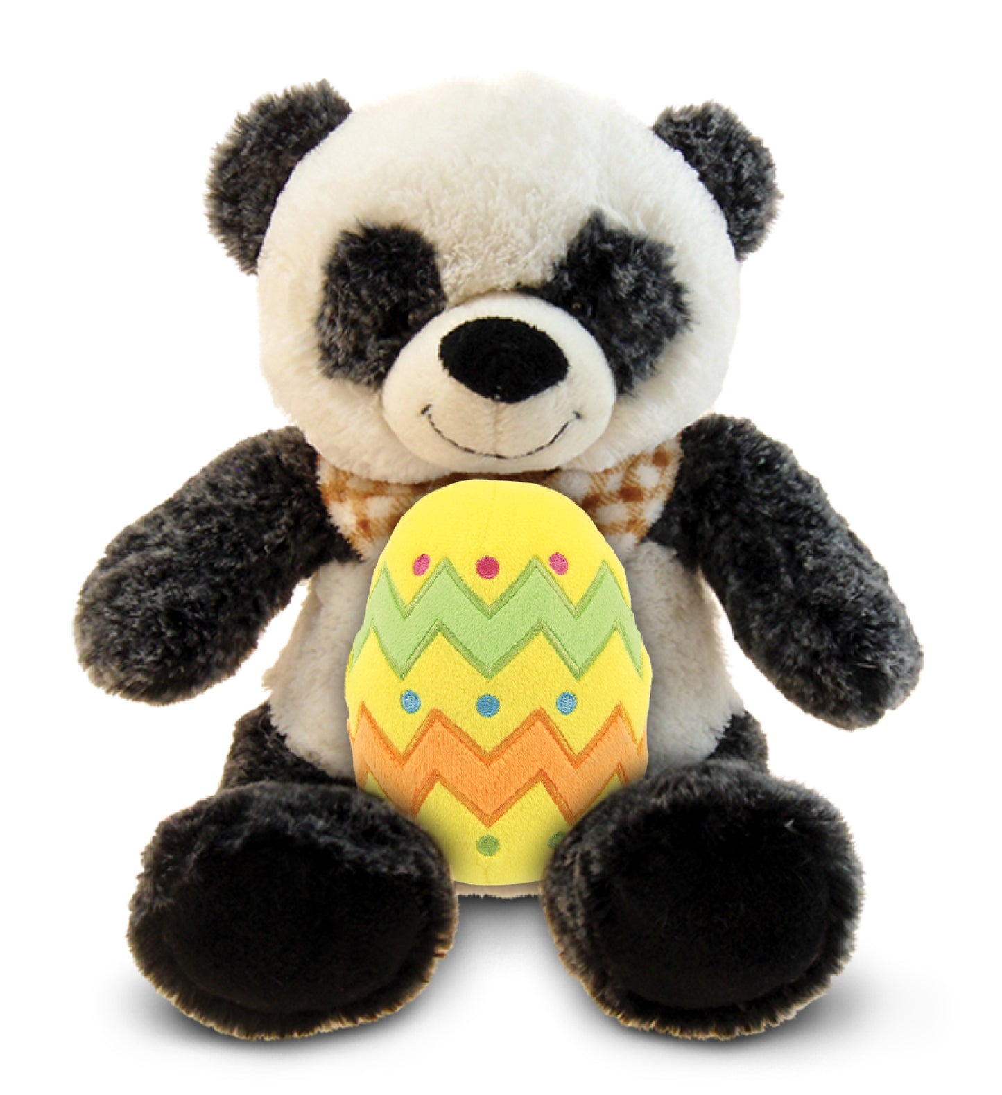 PLUSH EASTER EGG - SUPER-SOFT PLUSH - SITTING PANDA