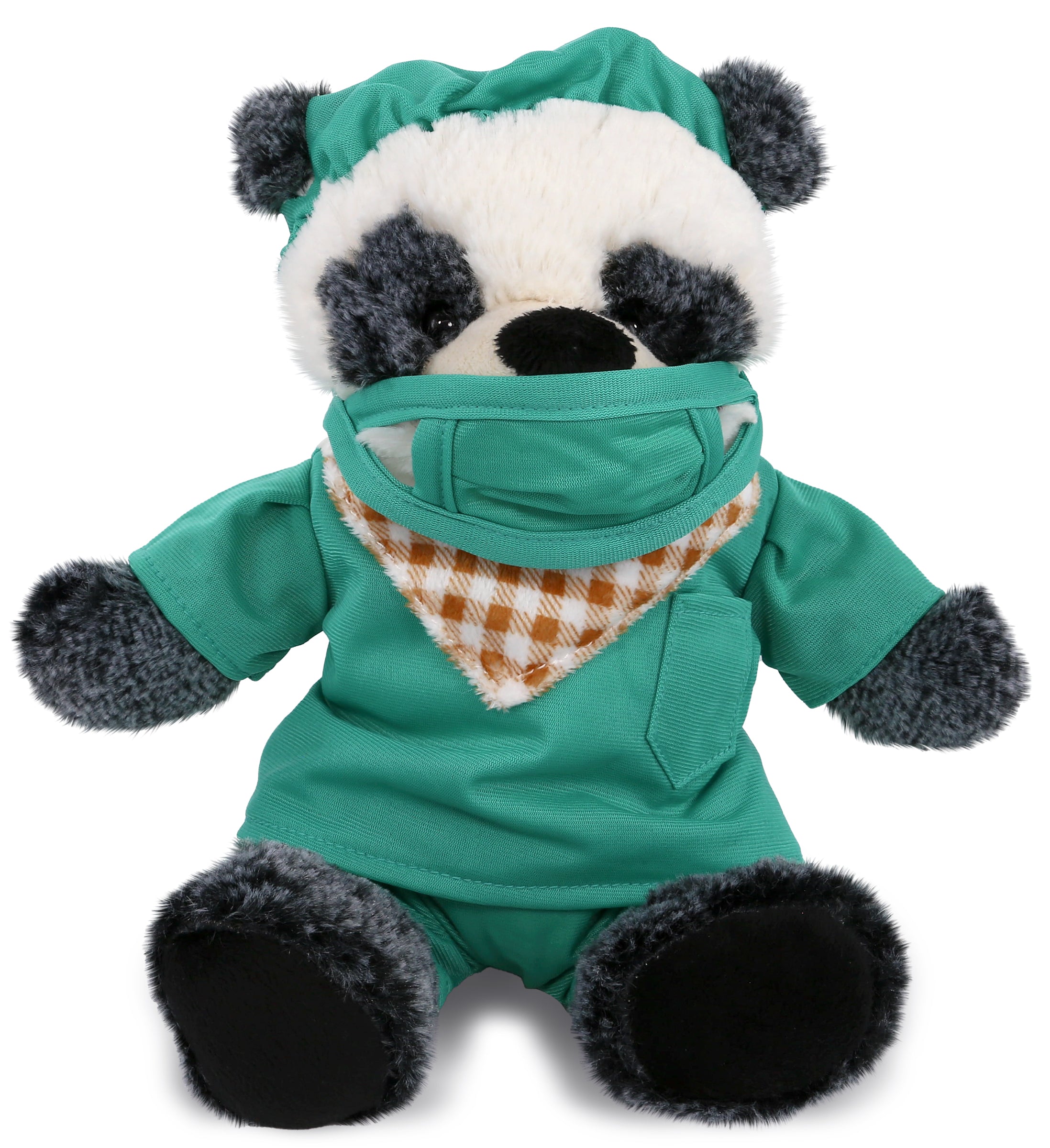 PLUSH DOCTOR - SUPER-SOFT PLUSH - SITTING PANDA