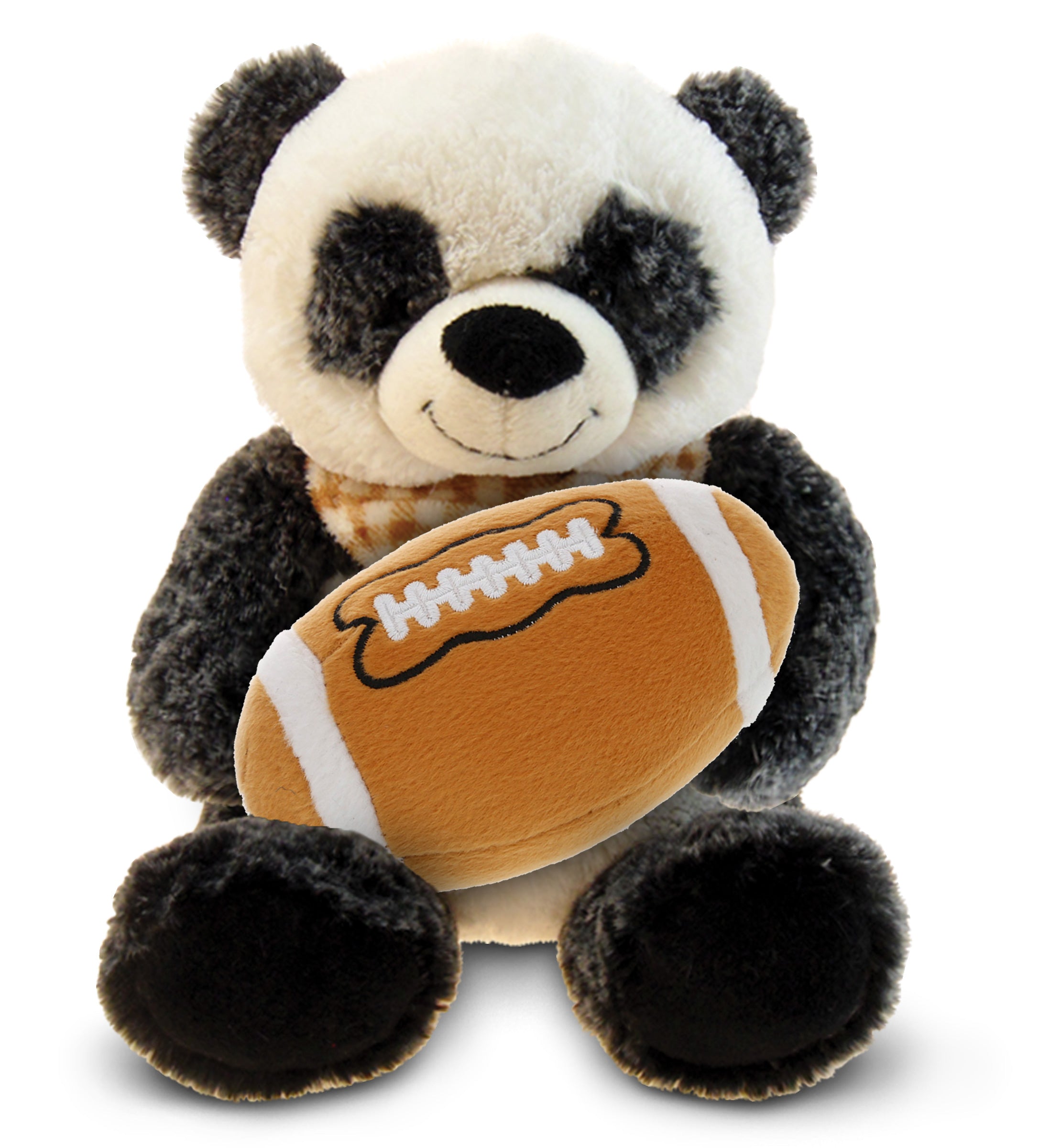 PLUSH FOOTBALL - SUPER-SOFT PLUSH - SITTING PANDA