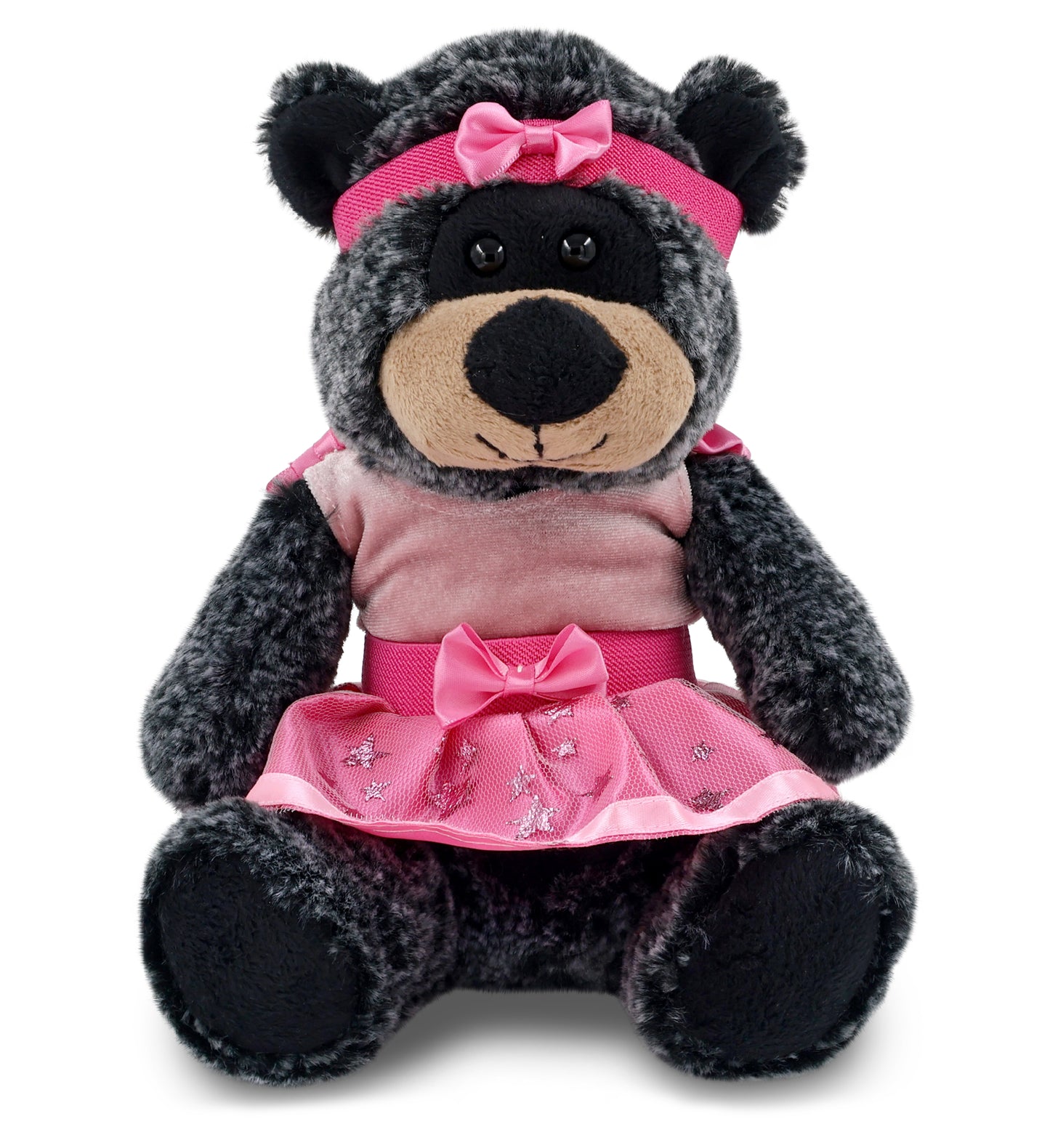 SUPER-SOFT PLUSH - SITTING BLACK BEAR Ballerina