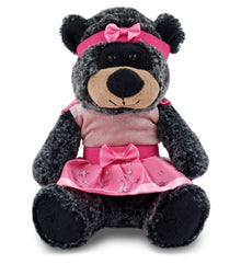 SUPER-SOFT PLUSH - SITTING BLACK BEAR Ballerina