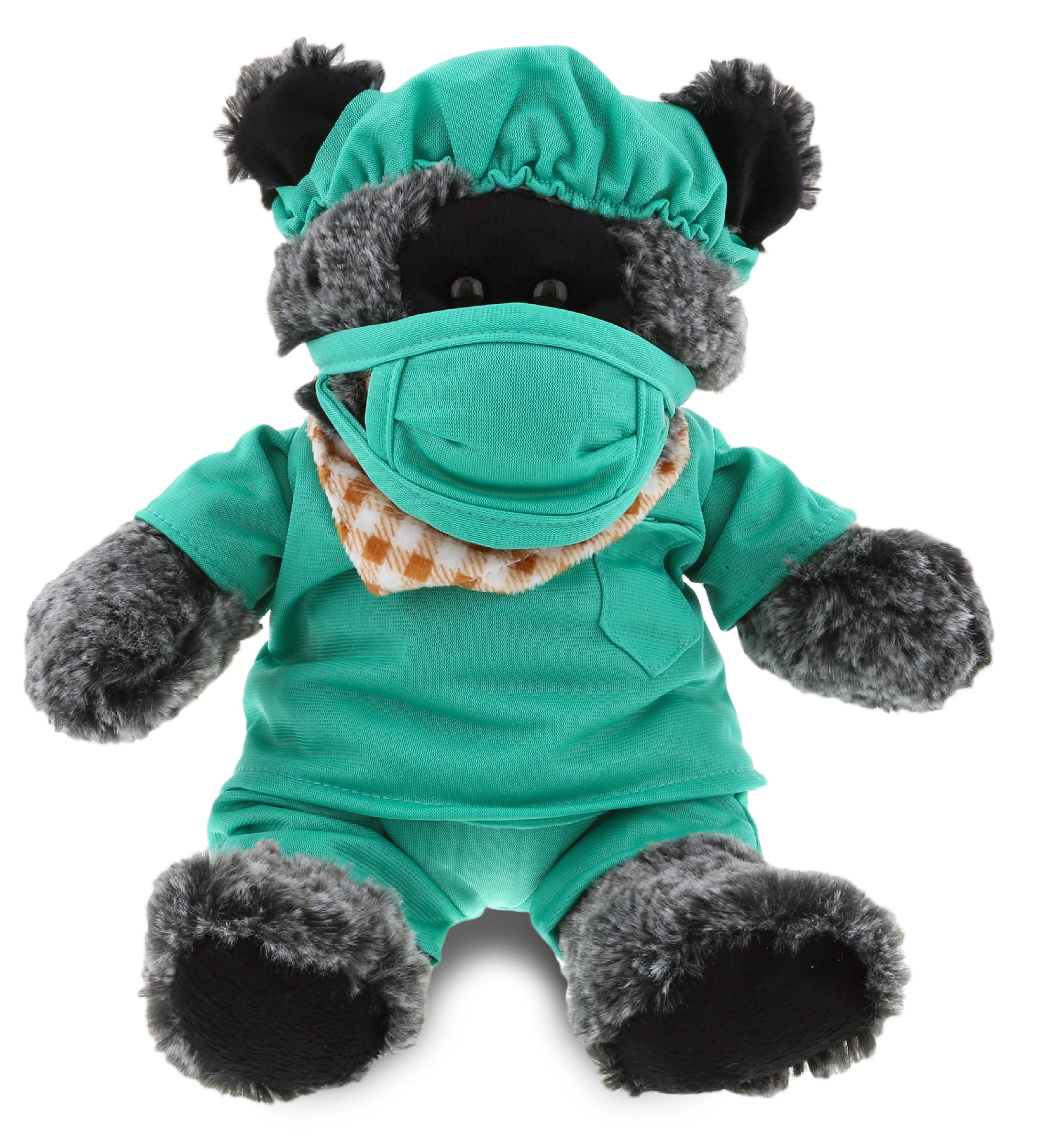 PLUSH DOCTOR - SUPER-SOFT PLUSH - SITTING BLACK BEAR
