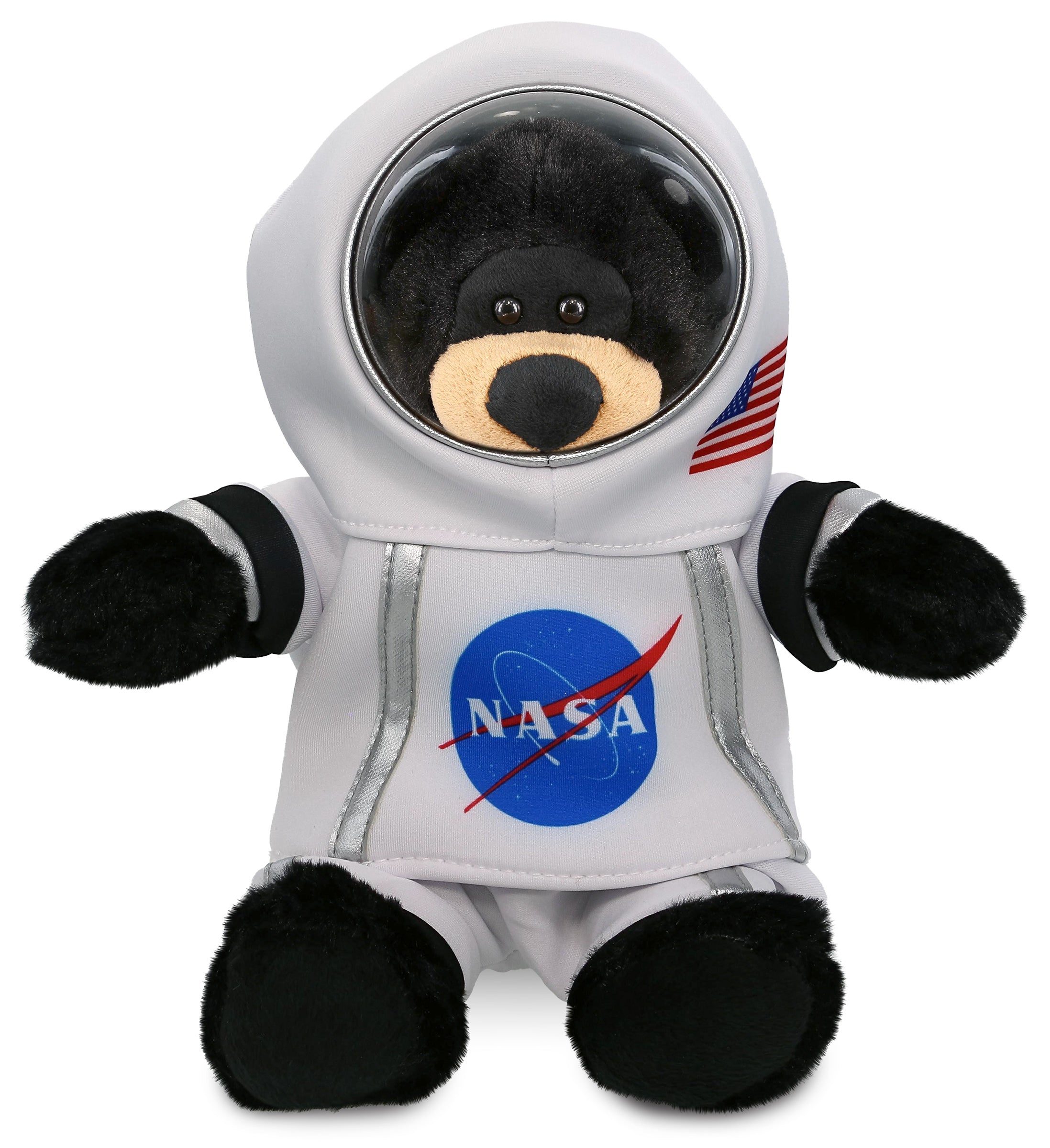 PLUSH ASTRONAUT - SUPER-SOFT PLUSH - BLACK BEAR 9"