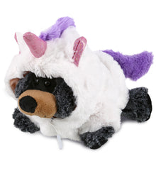 PLUSH UNICORN - SUPER-SOFT PLUSH - LYING BLACK BEAR