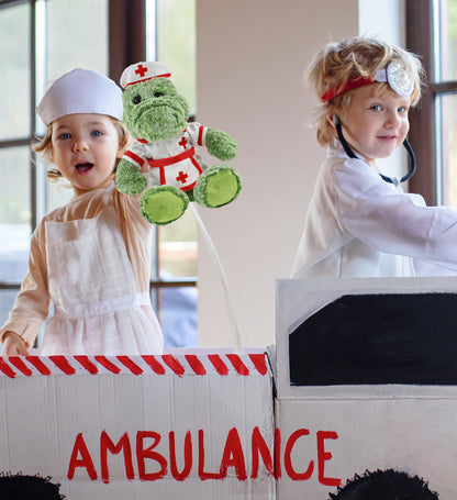 SUPER-SOFT PLUSH - SITTING ALLIGATOR NURSE