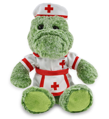 SUPER-SOFT PLUSH - SITTING ALLIGATOR NURSE