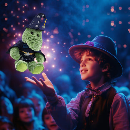 SUPER-SOFT PLUSH - SITTING ALLIGATOR WIZARD