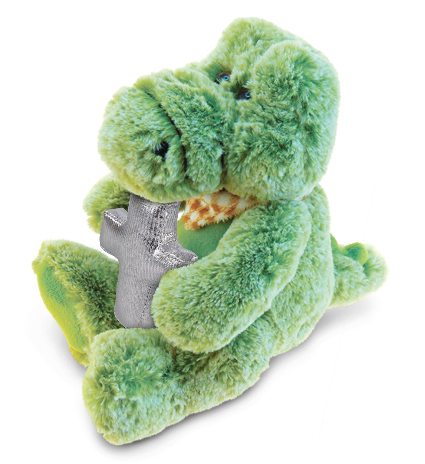 PLUSH CROSS - SUPER-SOFT PLUSH - SITTING ALLIGATOR