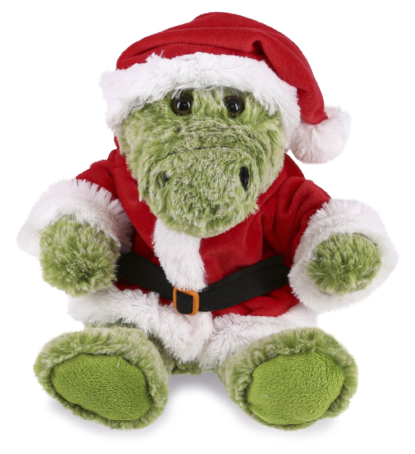 PLUSH SANTA - SUPER-SOFT PLUSH - SITTING ALLIGATOR